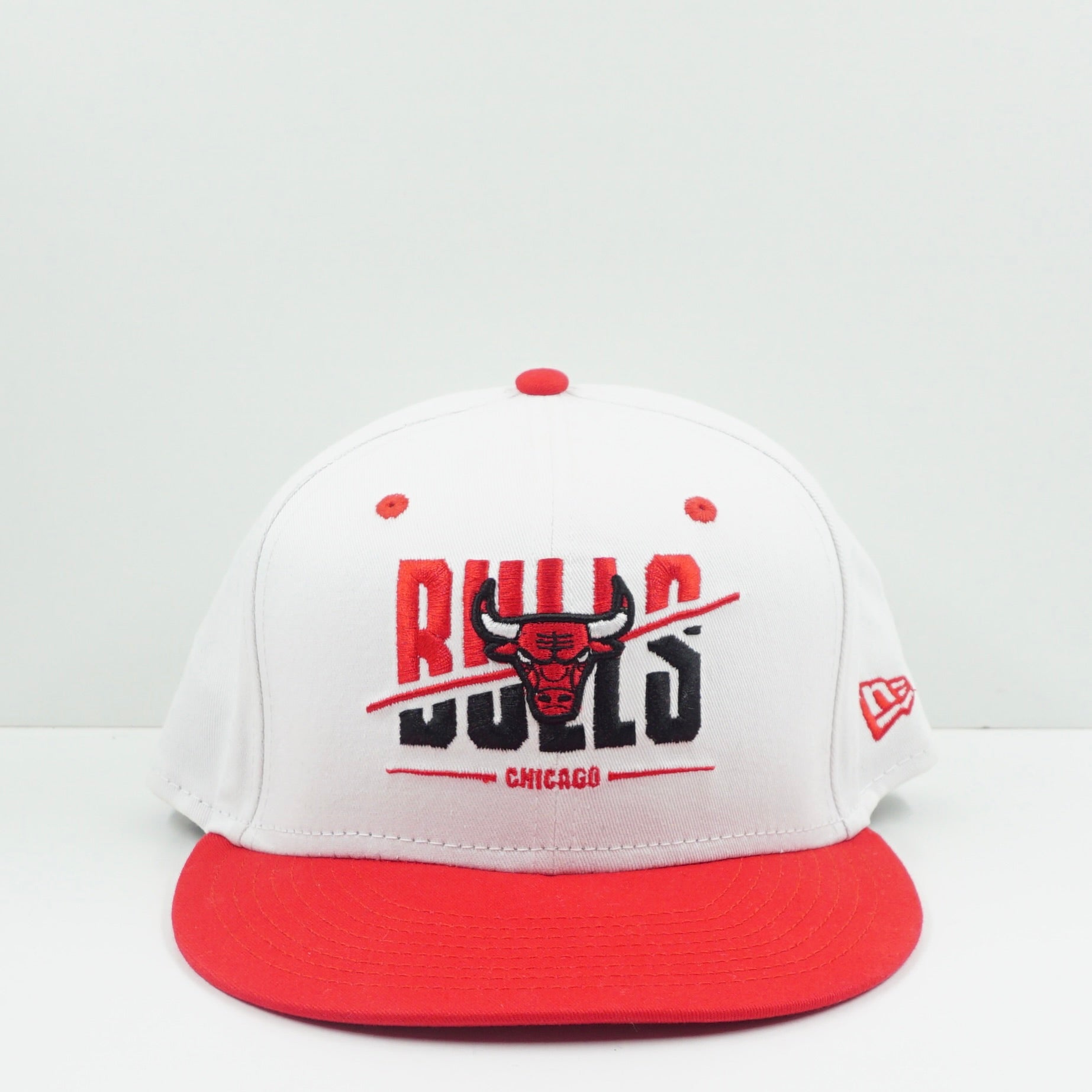 New Era Chicago Bulls Split Logo Snapback Cap