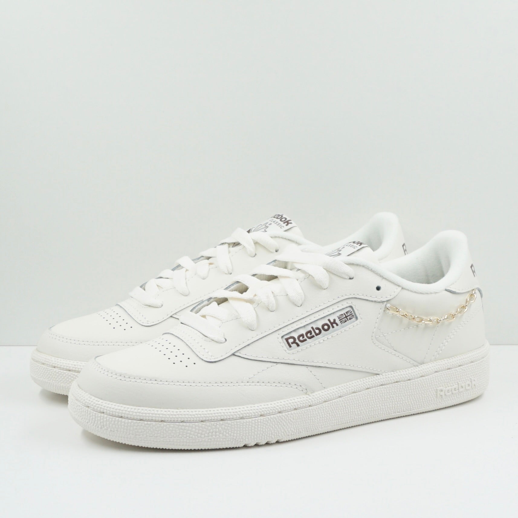 Reebok Club C 85 Chalk Mahogany Gold