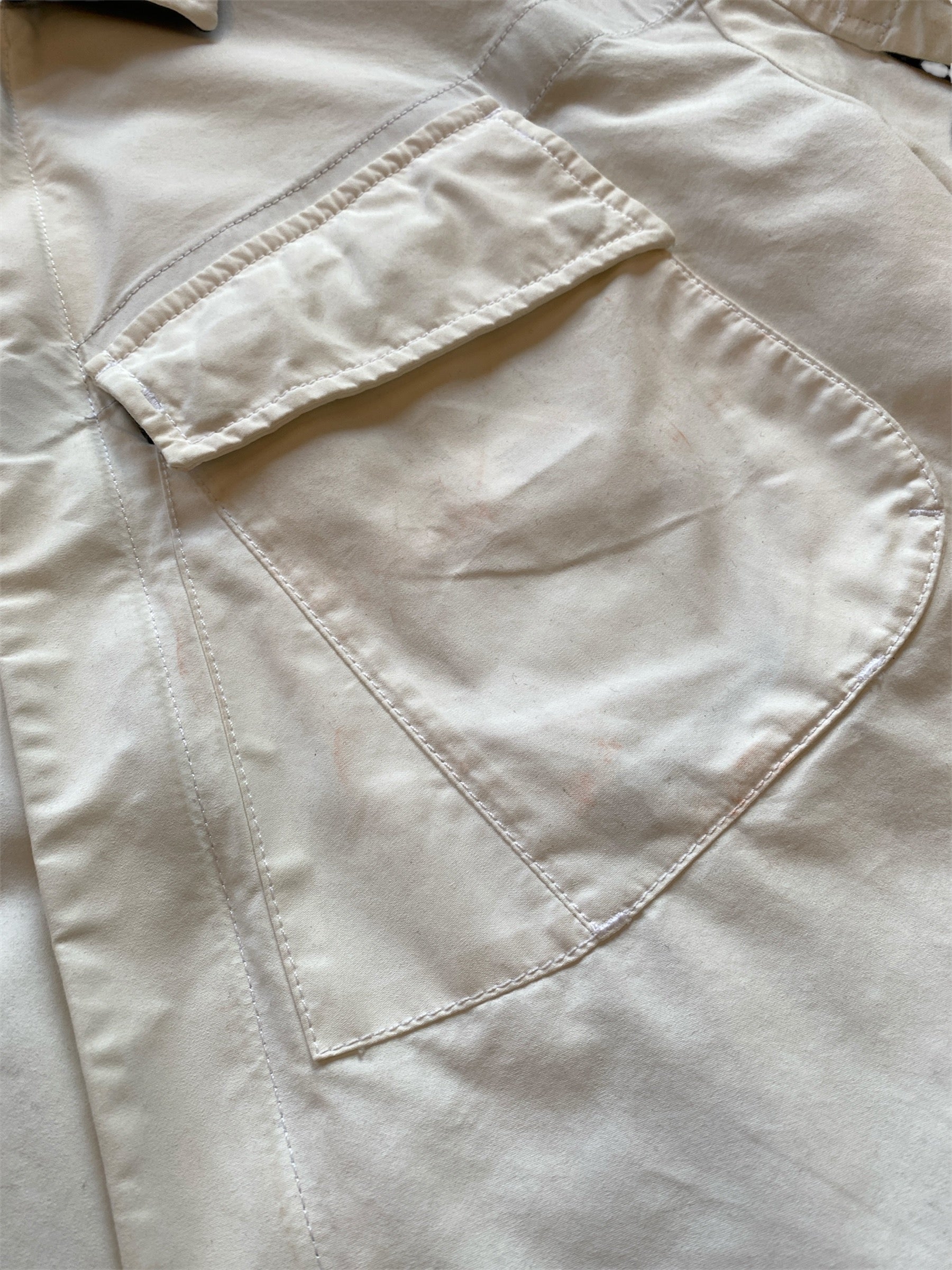 C.P. Company White Overshirt Jacket