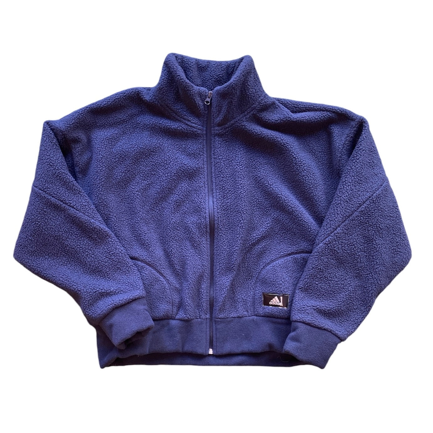 Adidas Sherpa Fleece Jacket Navy (W)