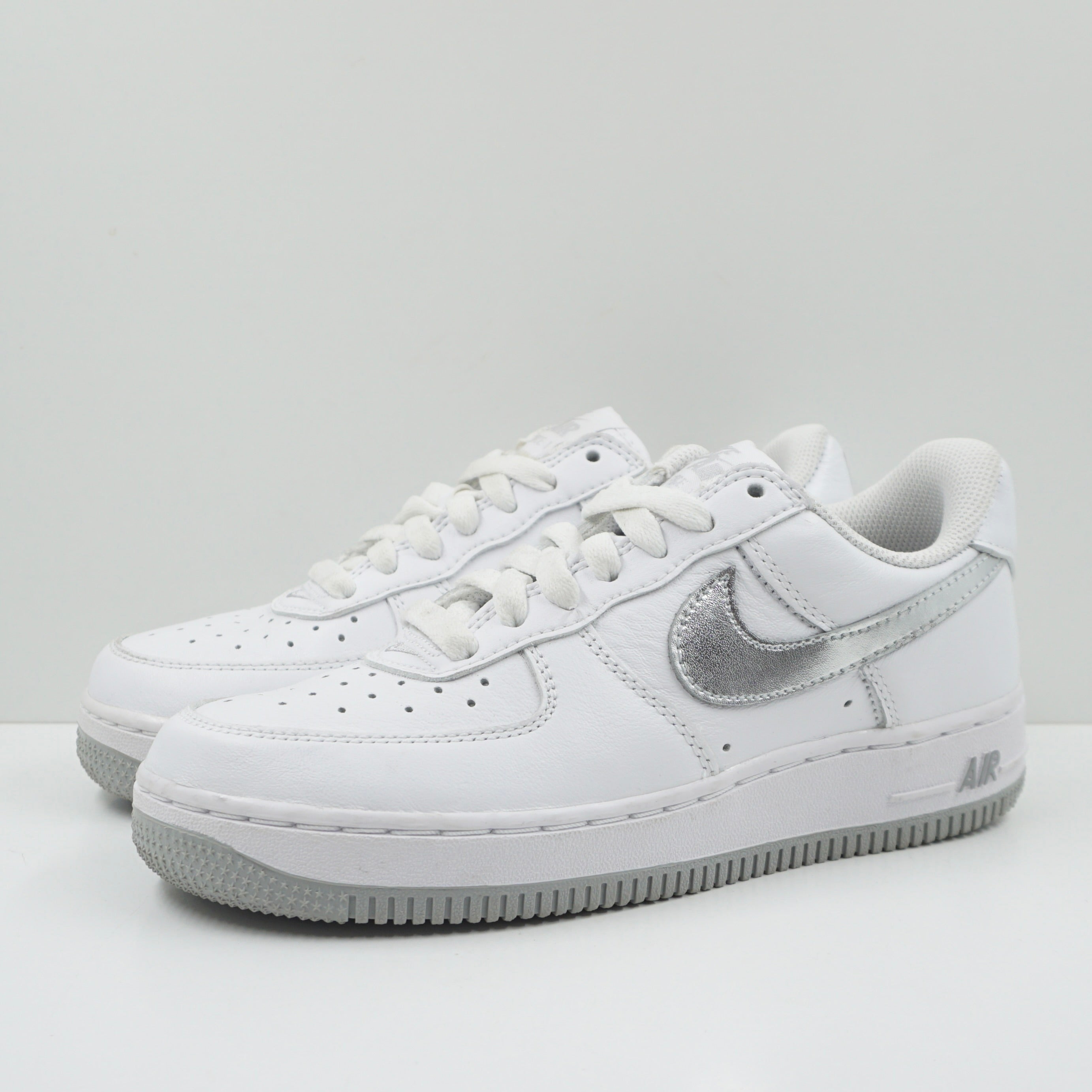Metallic Silver Air Force Release Nike Air Force '07 Low Color Of