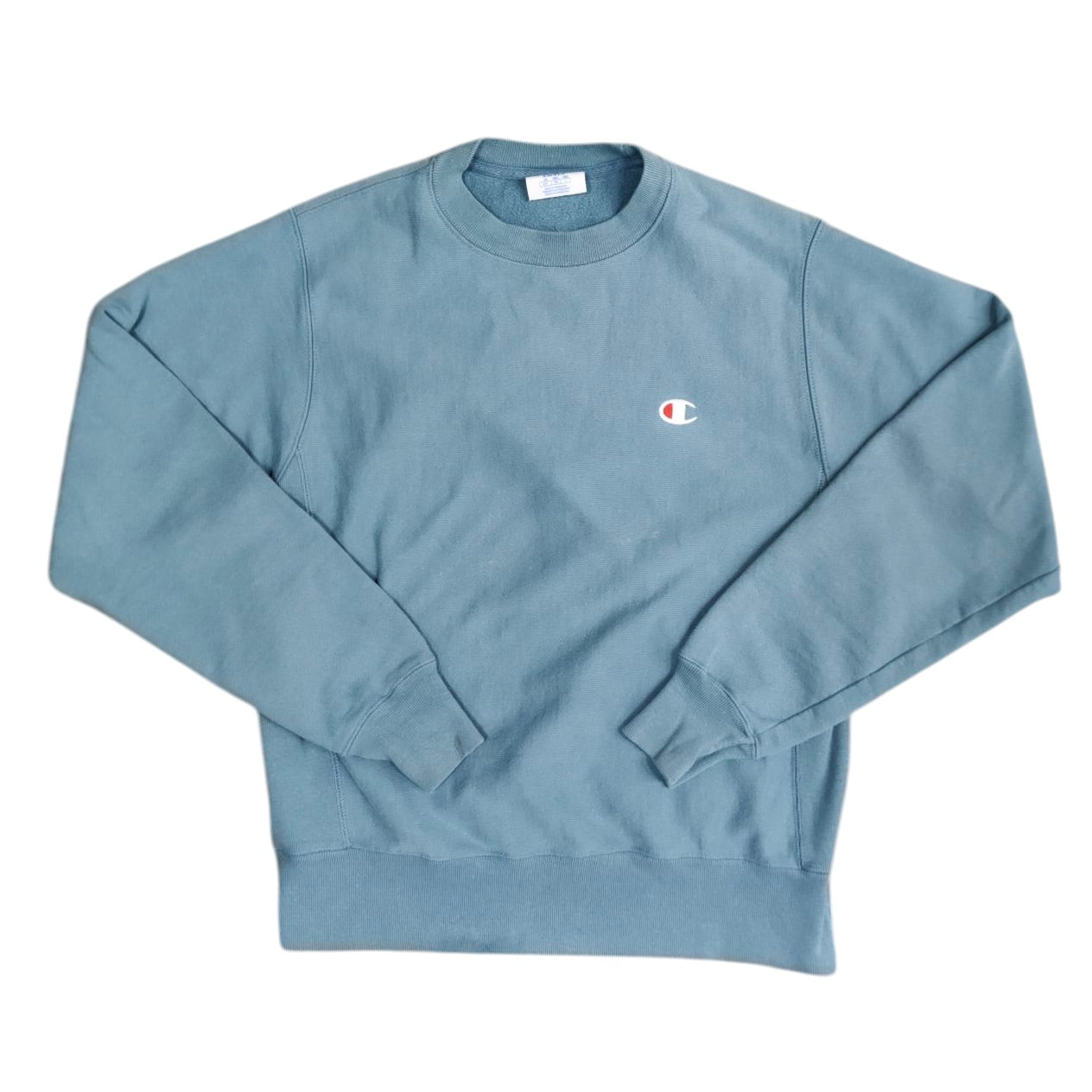 Champion Reverse Weave Blue Green Crewneck