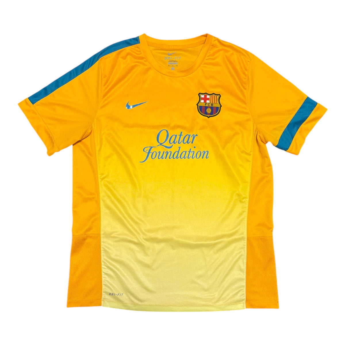 Nike FC Barcelona 2012/2013 Yellow Training Jersey