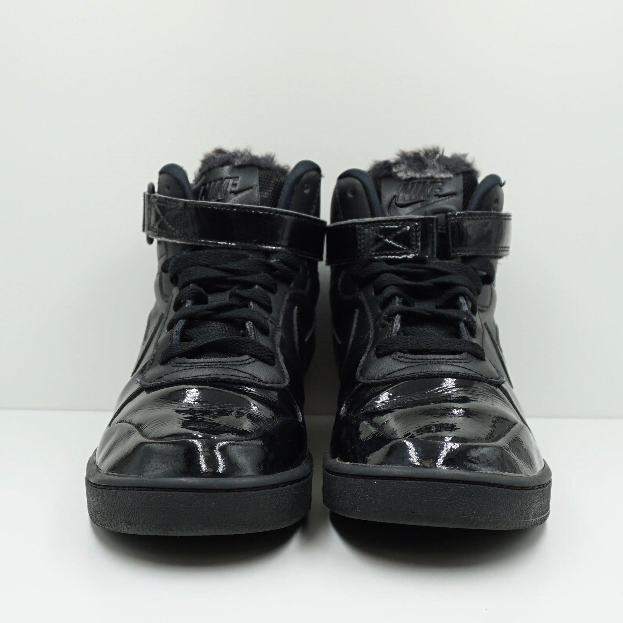 Nike Court Borough Mid Patent Black (W)