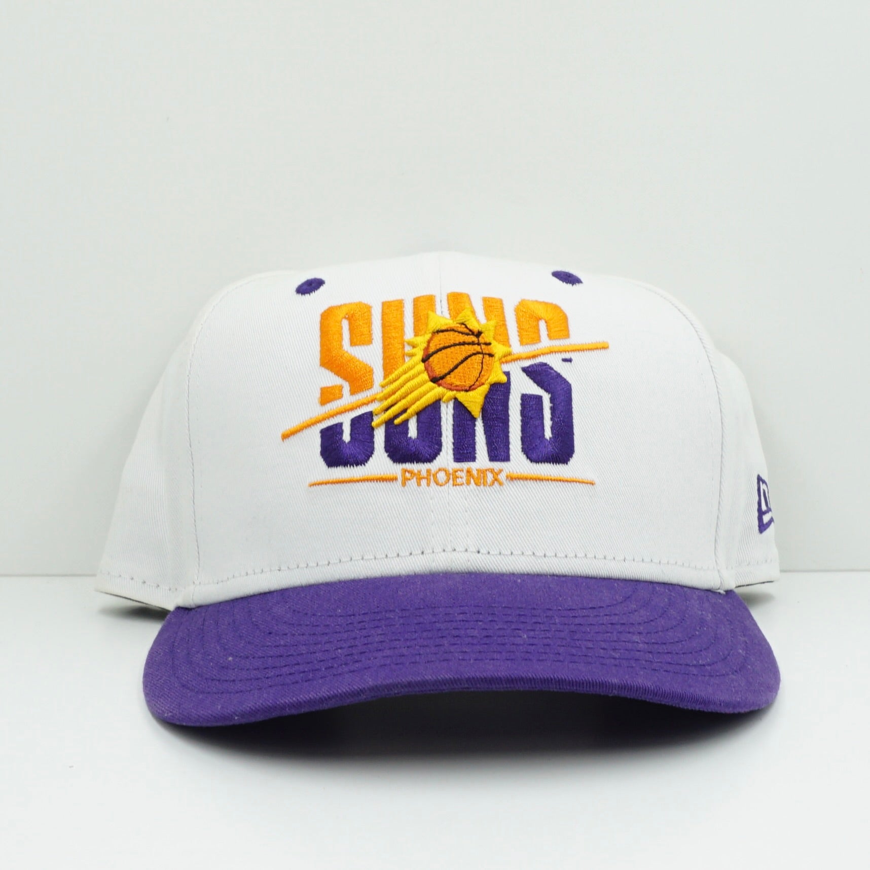 New Era Phoenix Suns White Purple Snapback Cap