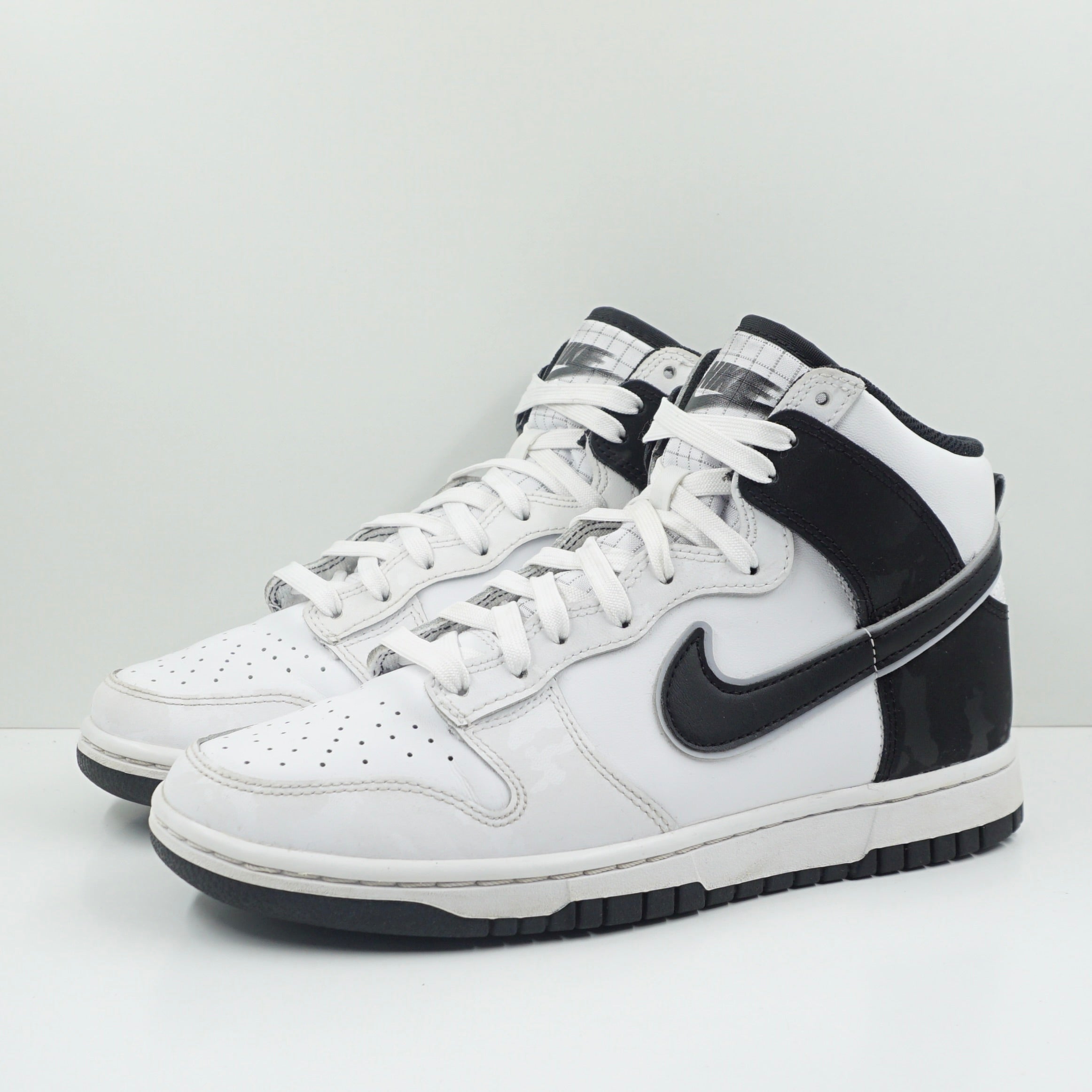 Nike Dunk High Retro SE White Black Camo