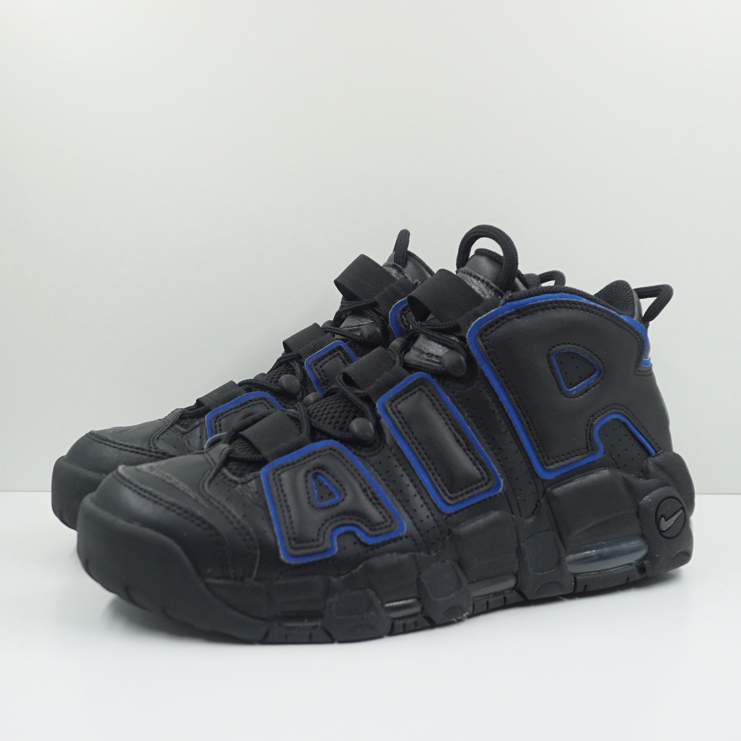Nike Air More Uptempo 96 Black Game Royal Iron Grey