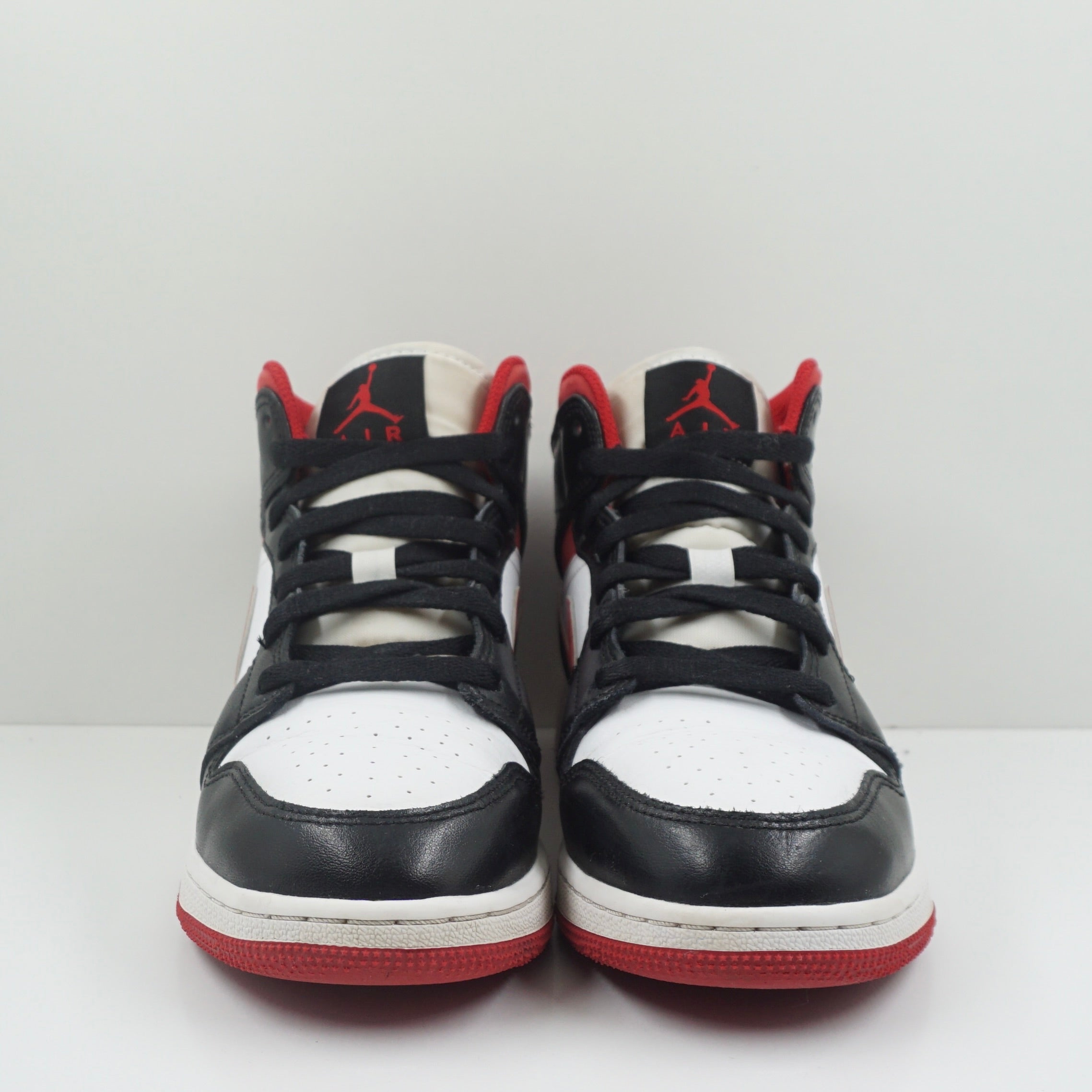 Jordan 1 Mid Gym Red Black White (GS)