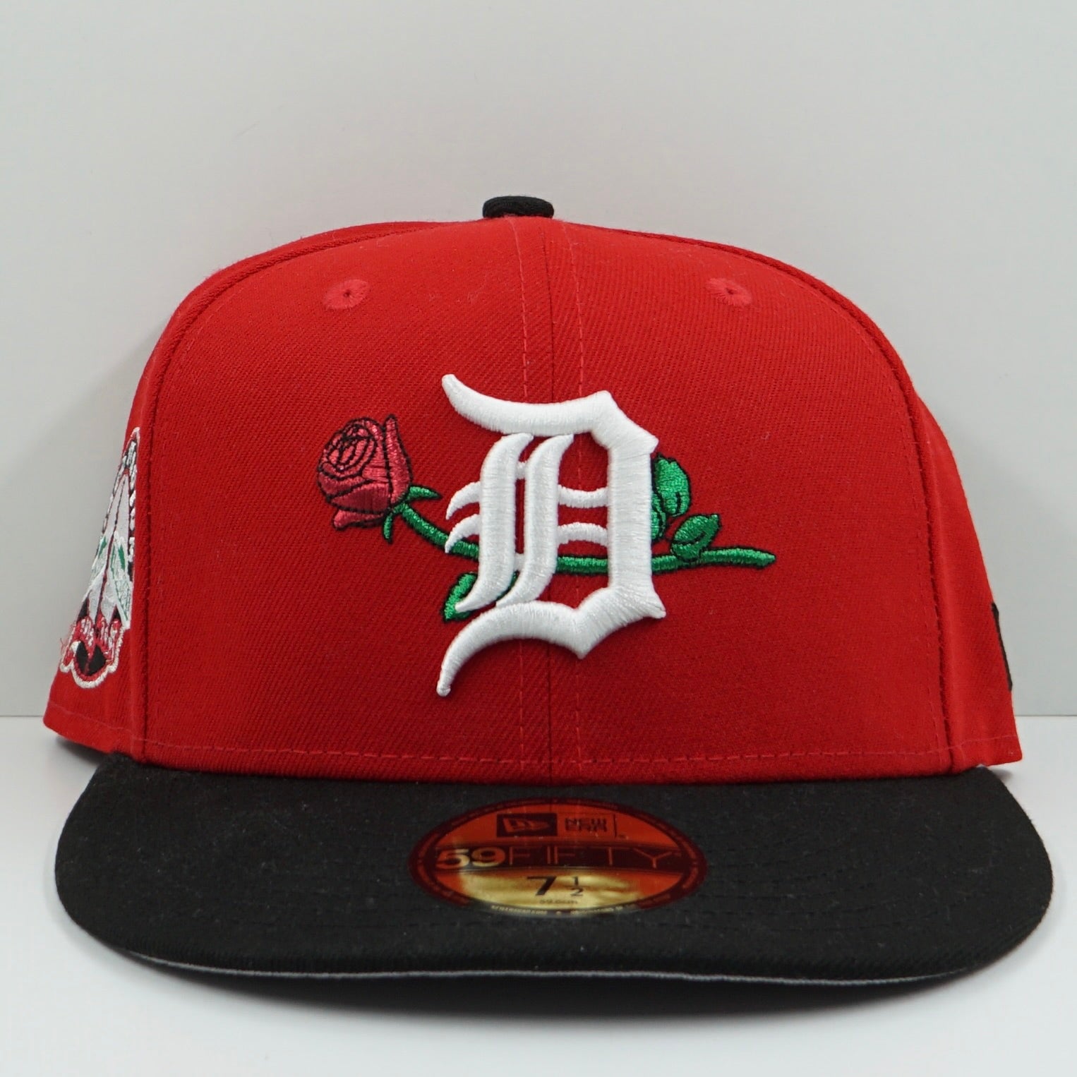 New Era Cooperstown Collection Detroit Tigers Tiger Stadium Red Black Fitted Cap