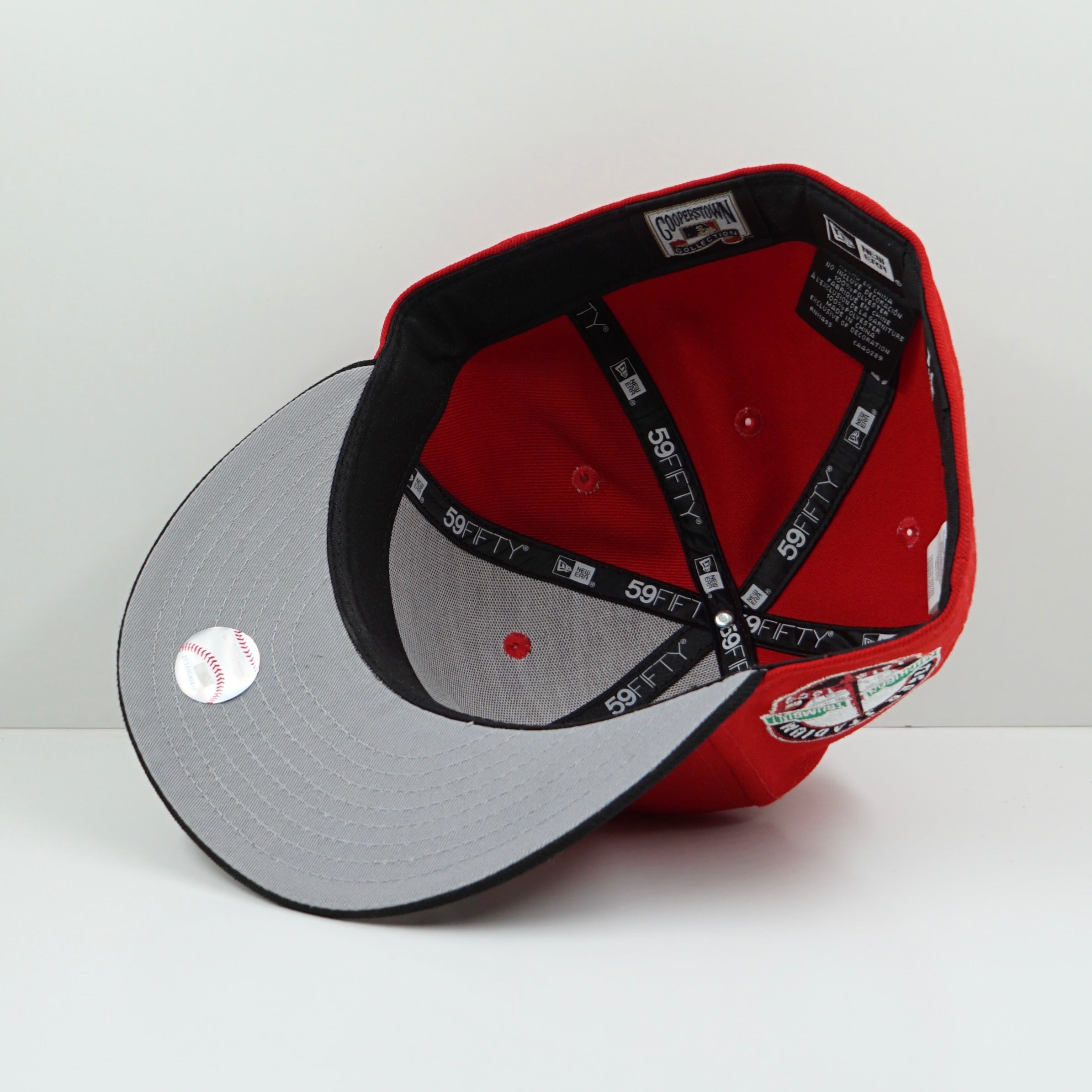 New Era Cooperstown Collection Detroit Tigers Tiger Stadium Red Black Fitted Cap