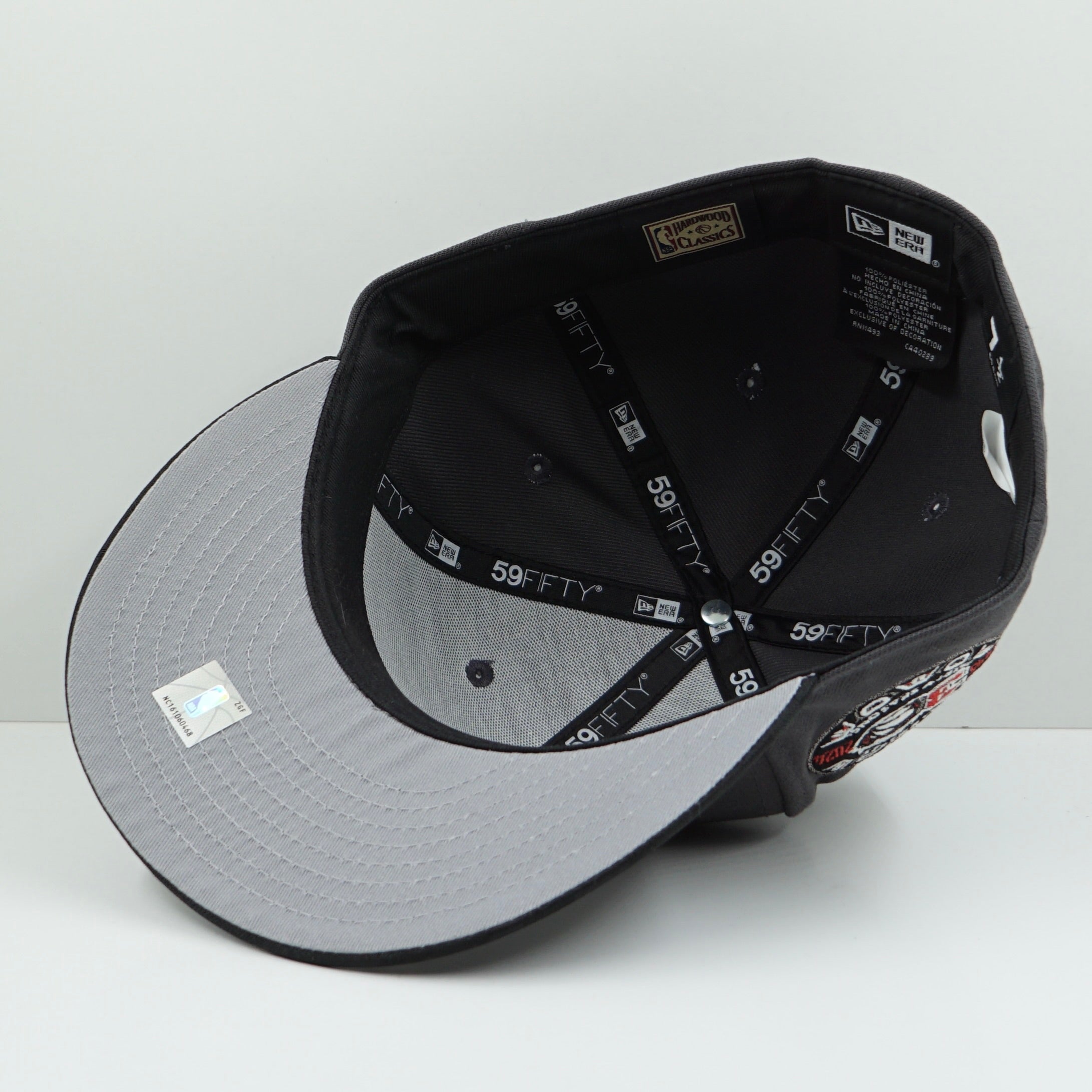 New Era Hardwood Classics Memphis Grizzlies 1995-2024 Grey  Fitted Cap