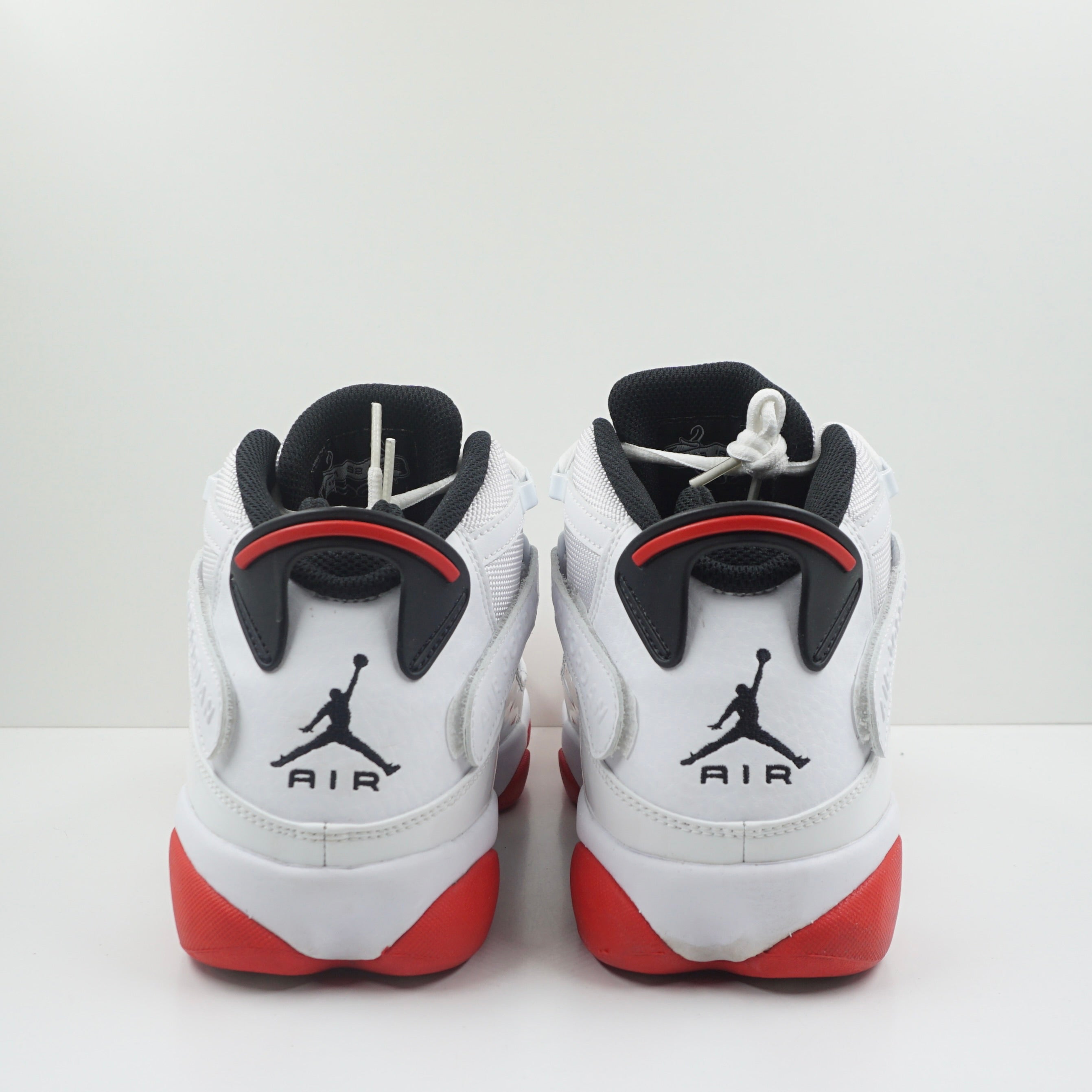 Jordan 6 Rings White University Red Black