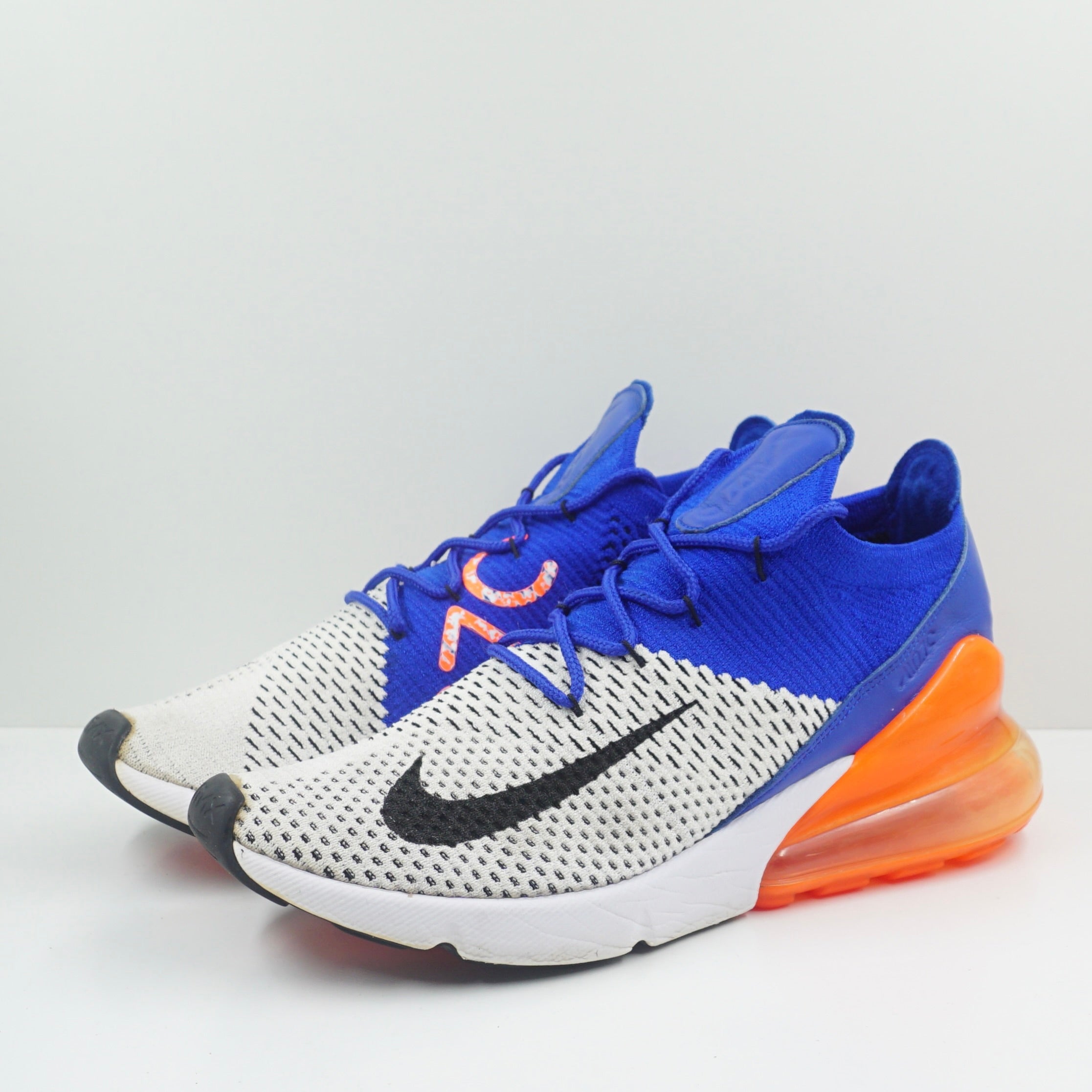 Nike Air Max 270 Flyknit Racer Blue Total Crimson
