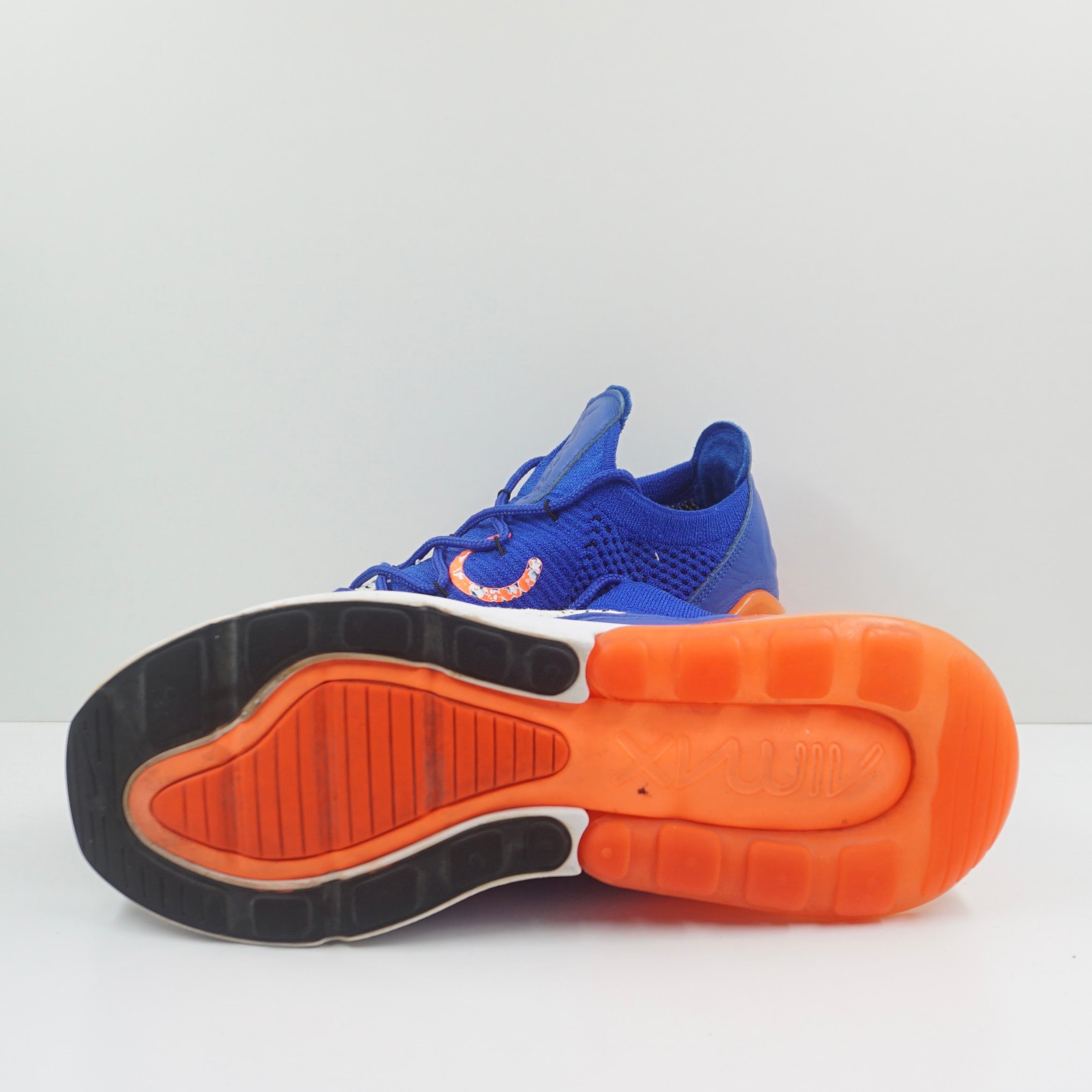 Nike Air Max 270 Flyknit Racer Blue Total Crimson
