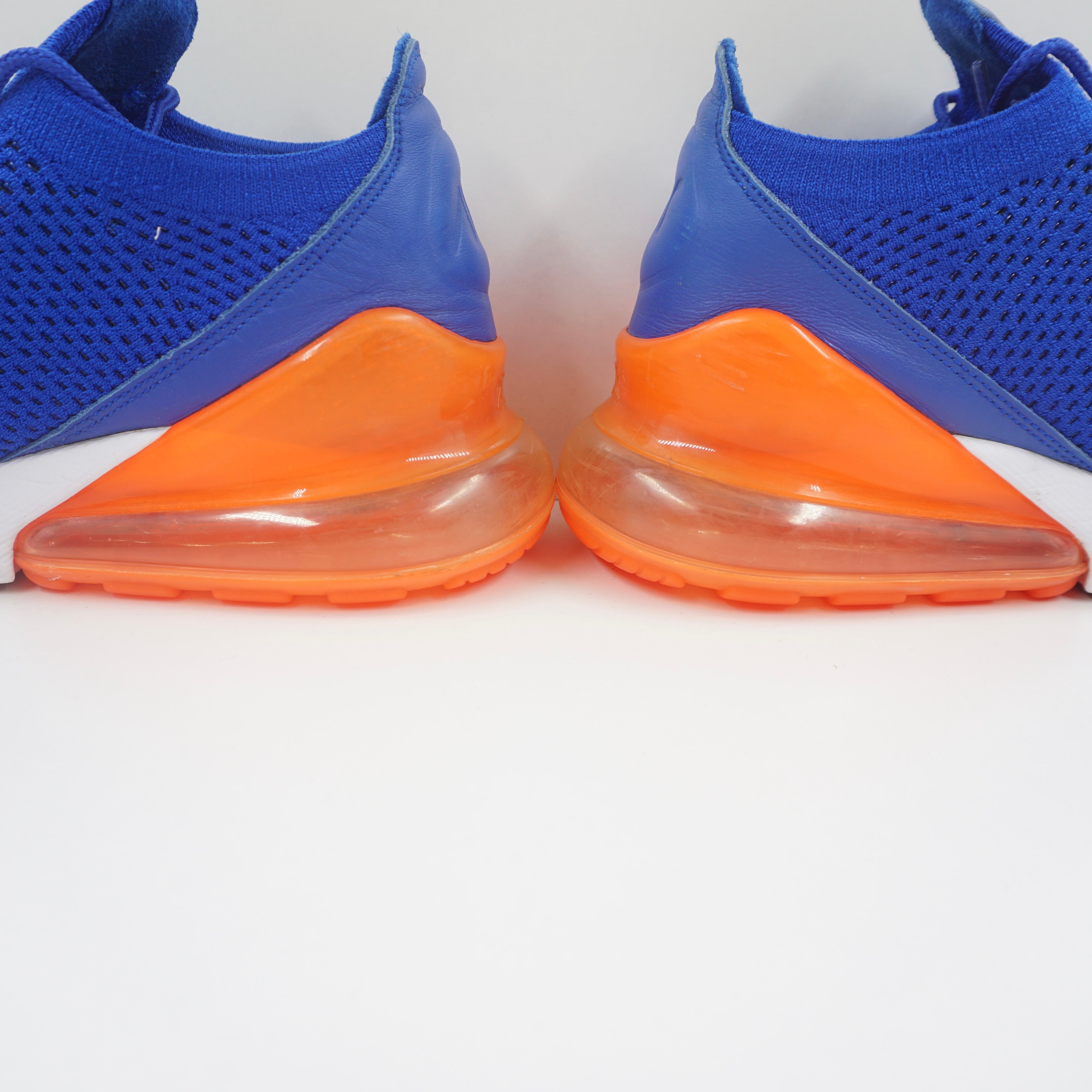 Nike Air Max 270 Flyknit Racer Blue Total Crimson