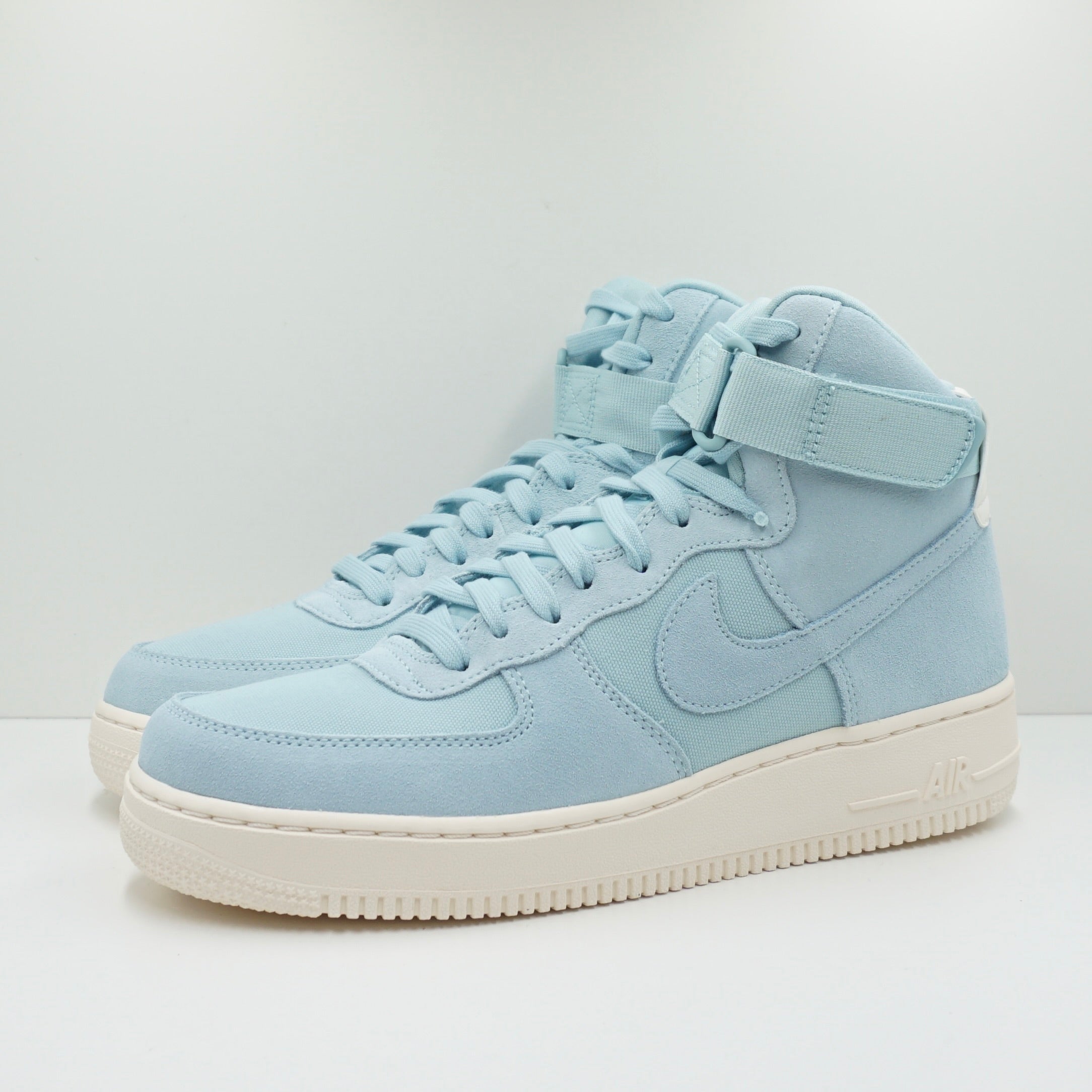 Nike Air Force 1 High Light Blue Suede