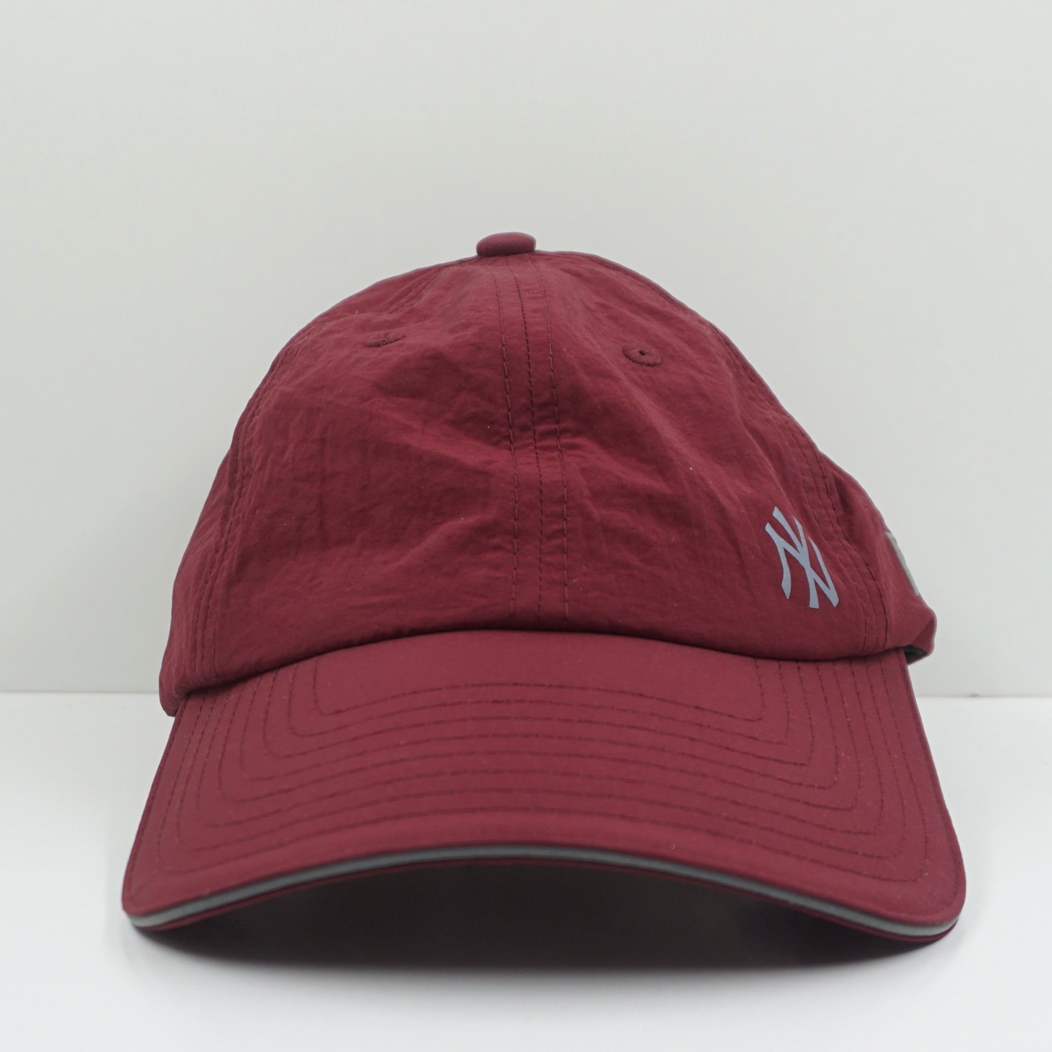 New Era New York Yankees Burgundy Nylon Adjustable Cap