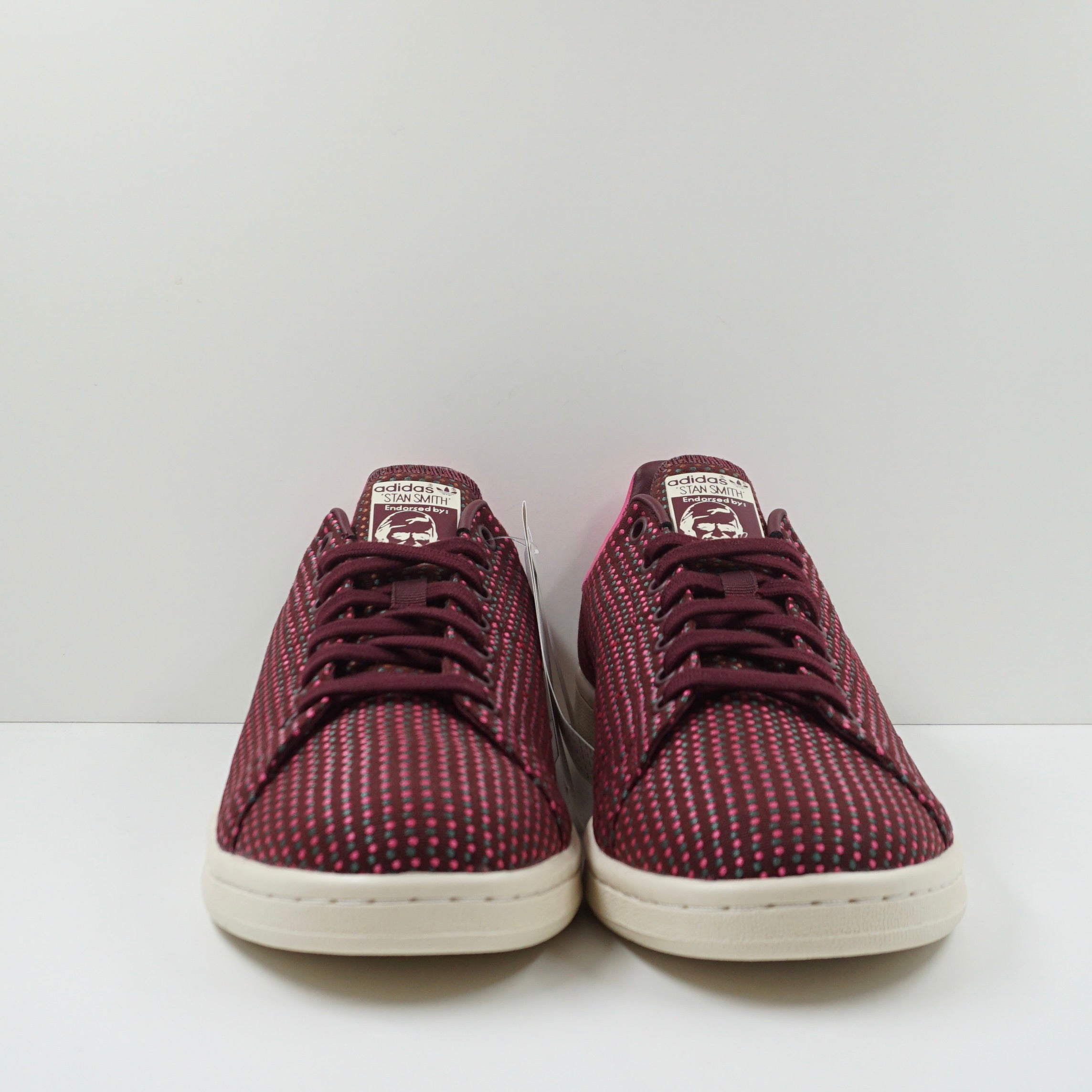 Adidas Stan Smith Kvadrat Maroon