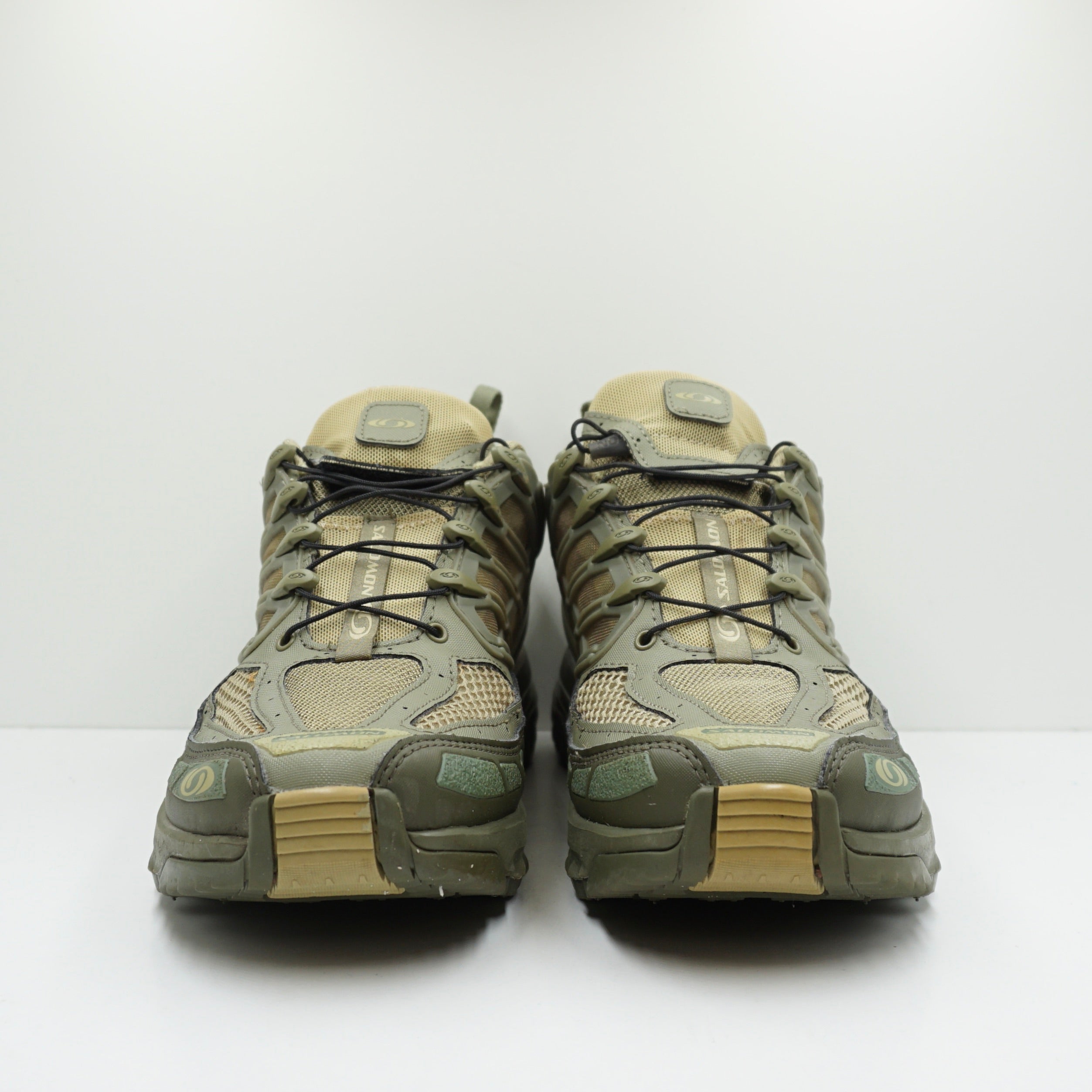 Salomon Acs Pro Gray Green Deep Lichen Green Olive Night