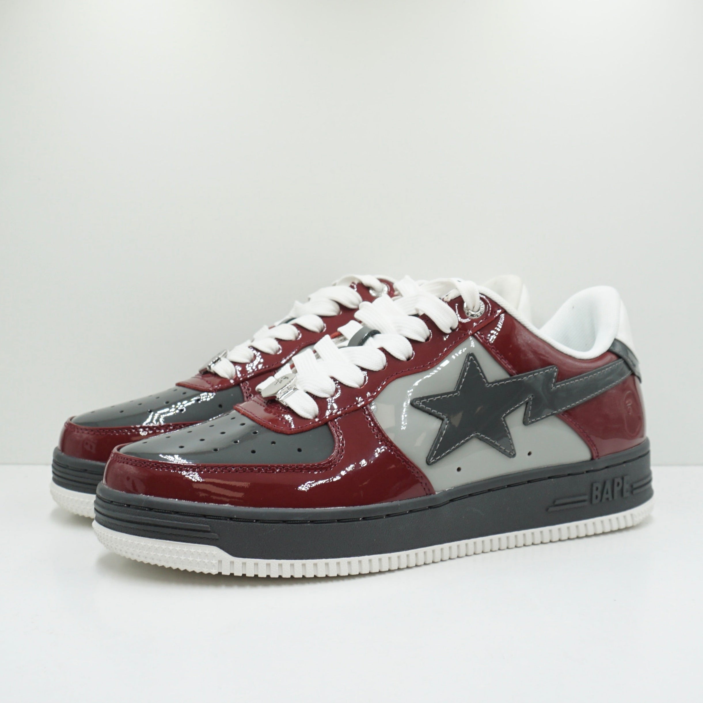 A Bathing Ape Bape Sta Patent Leather #2 Brick Red