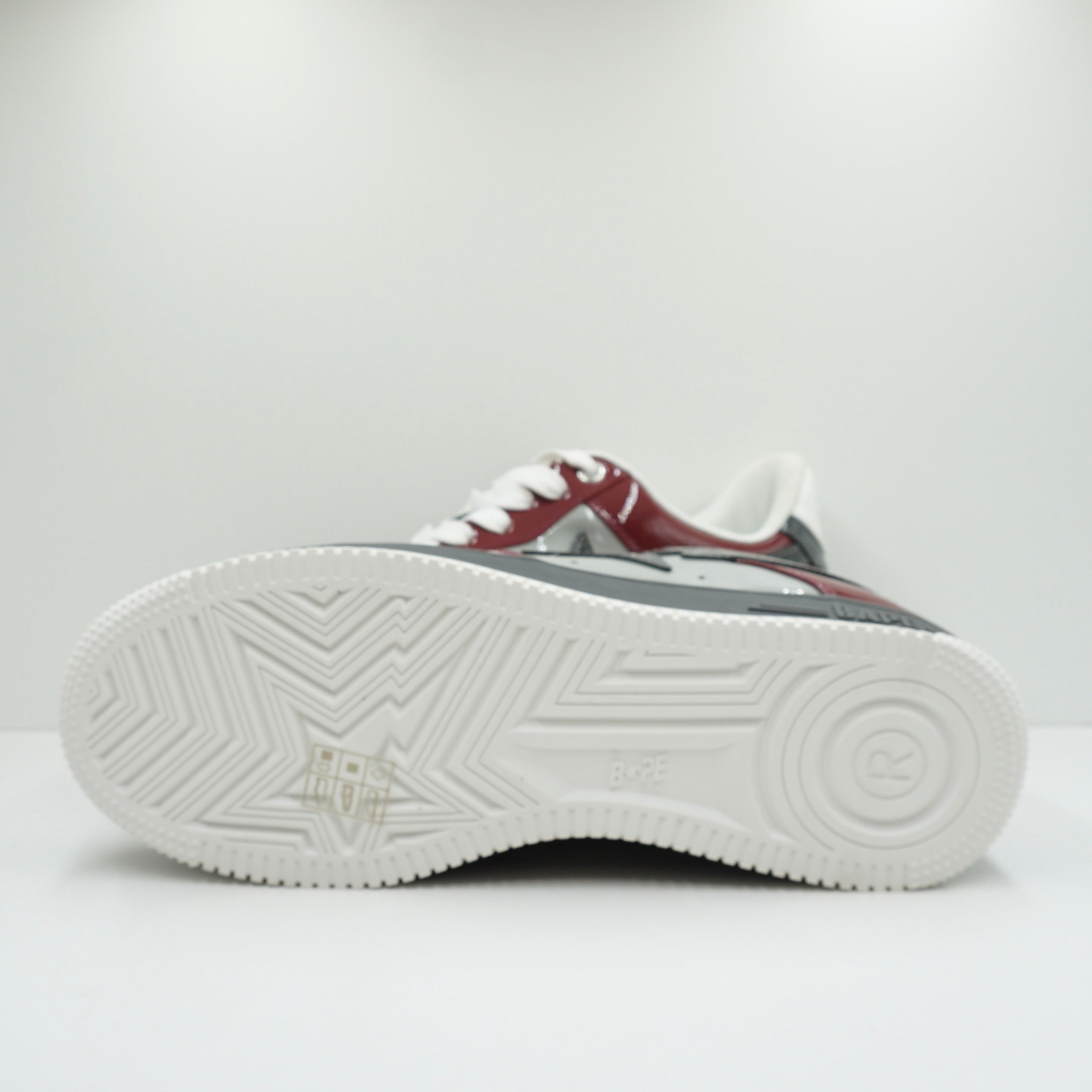 A Bathing Ape Bape Sta Patent Leather #2 Brick Red