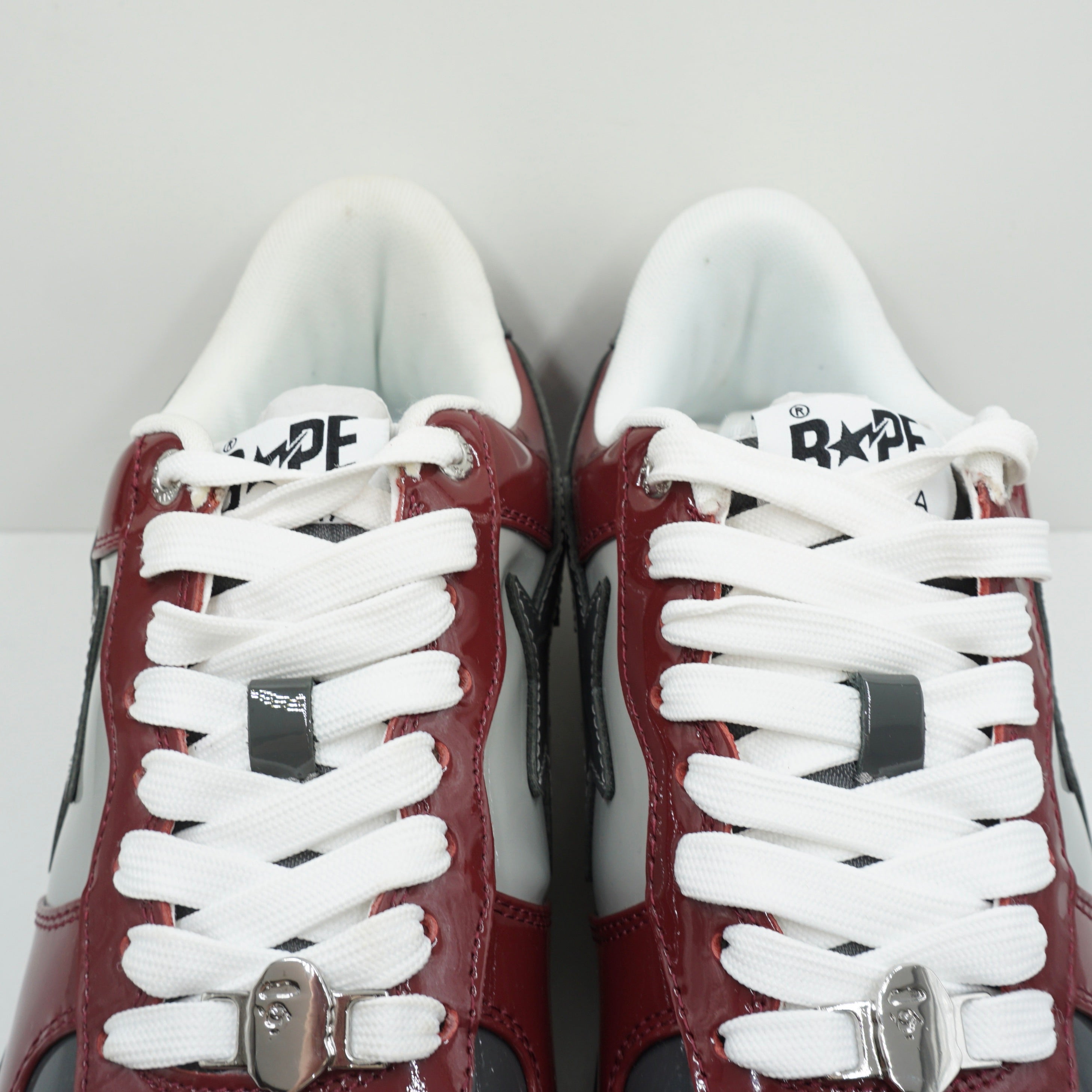 A Bathing Ape Bape Sta Patent Leather #2 Brick Red