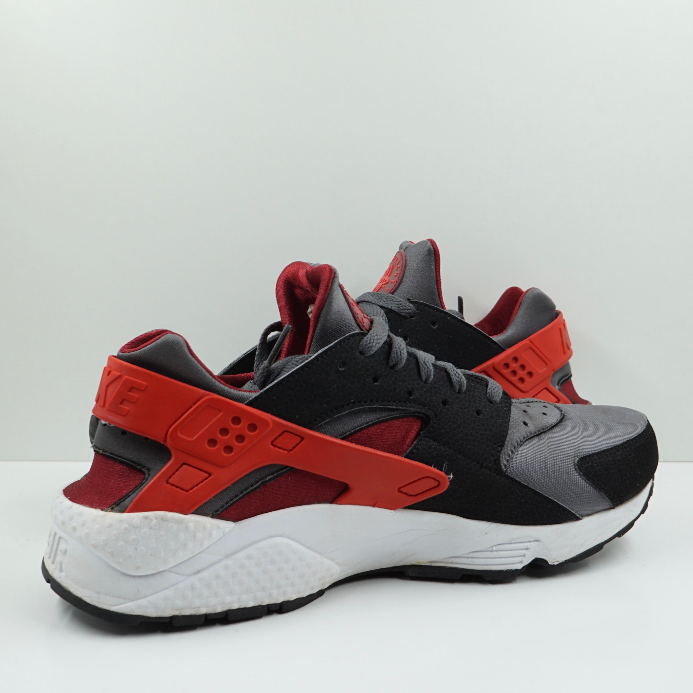 Nike Air Huarache Run Dark Grey Challenge Red