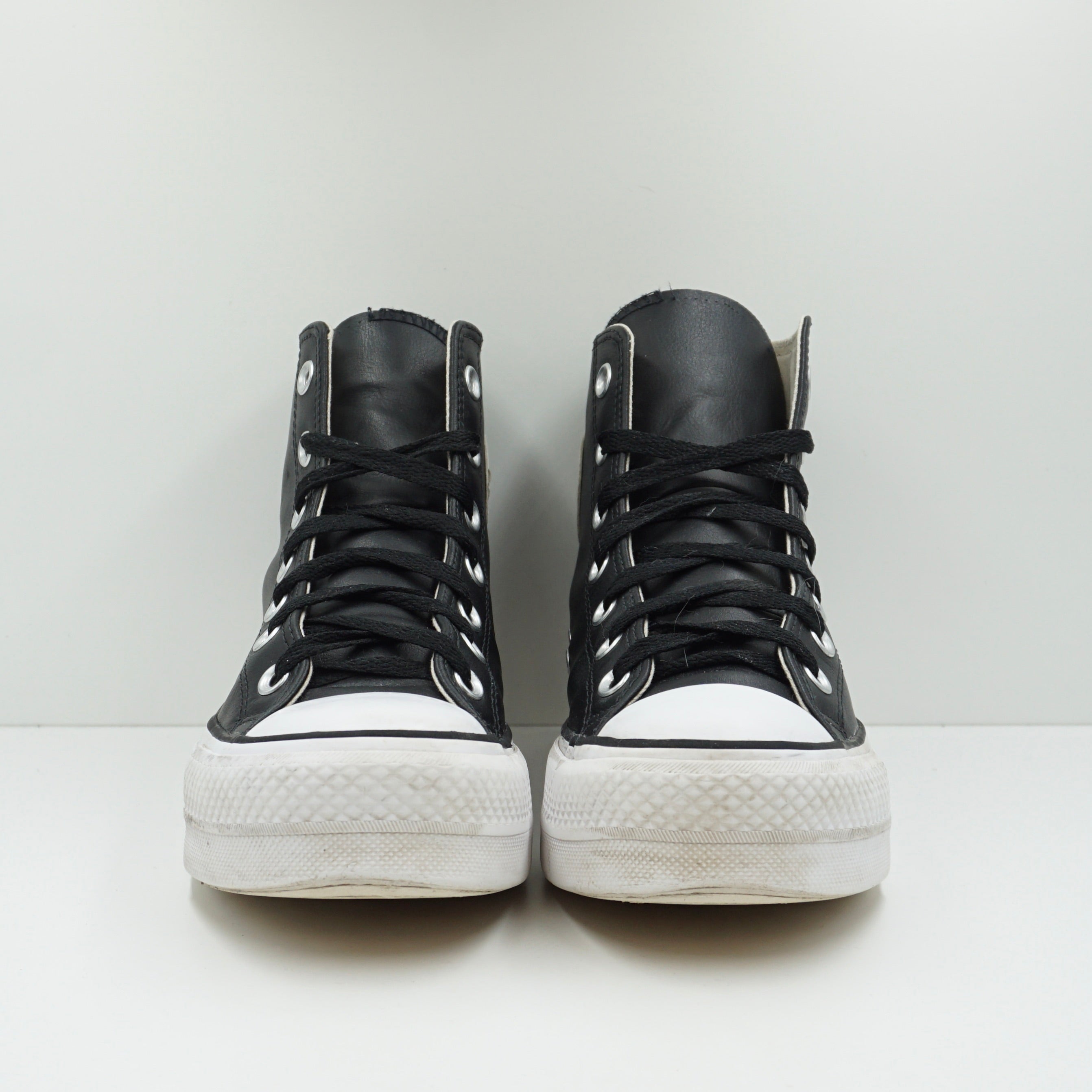 Converse Chuck Taylor All Star Lift Hi Black Leather (W)