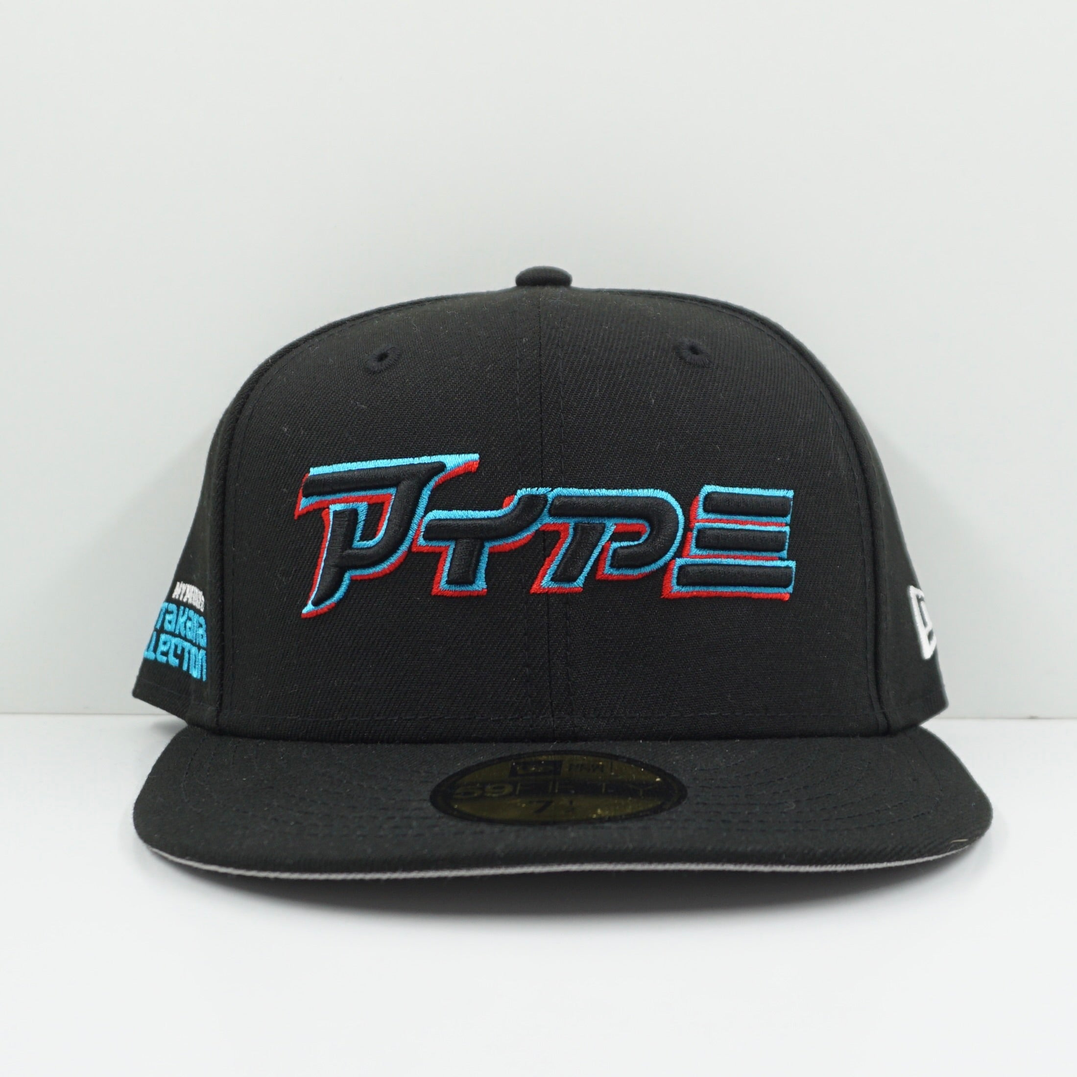 New Era Hyperfly Katakana x Miami Marlins Black Fitted Cap