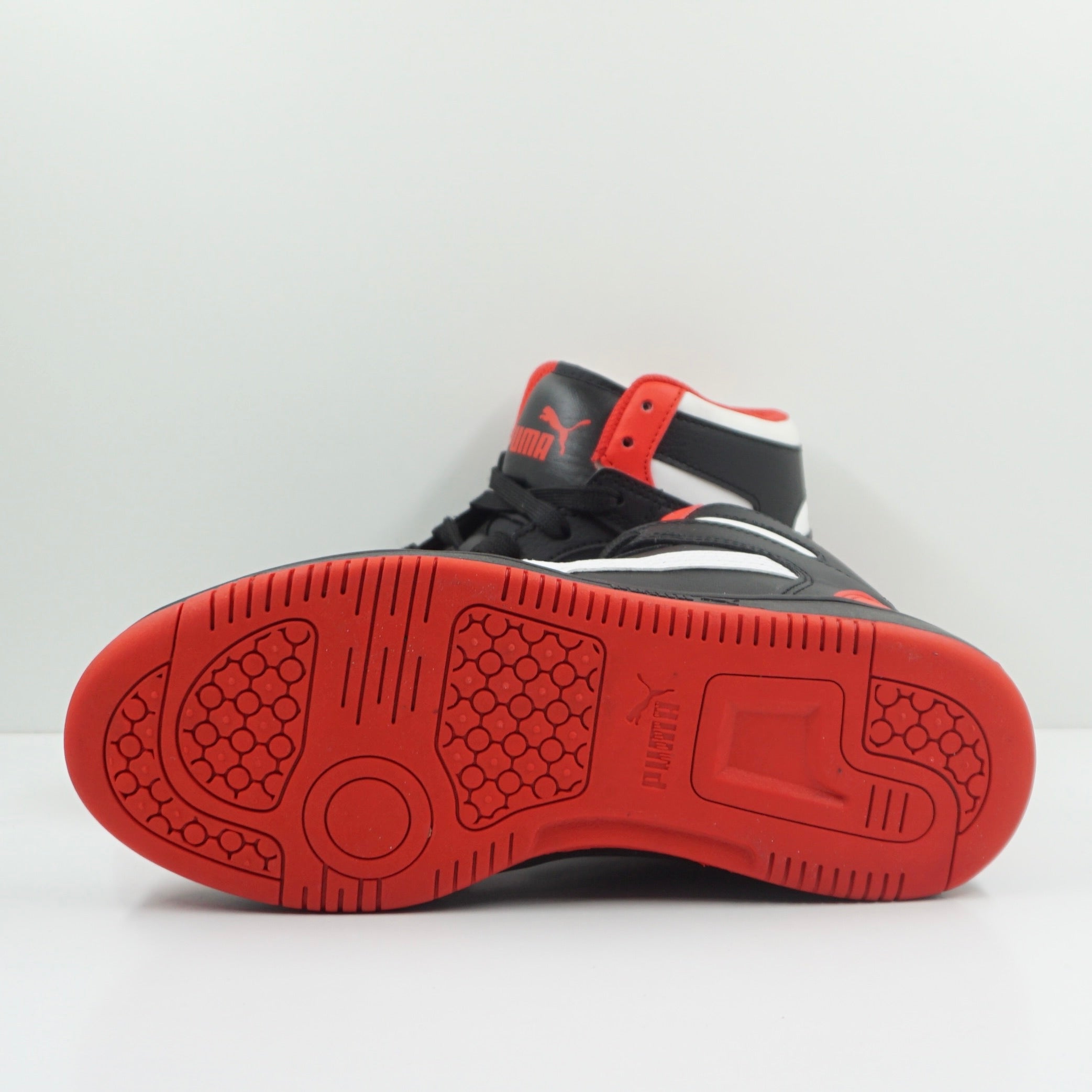Puma Rebound Layup Mid Black Red (GS)