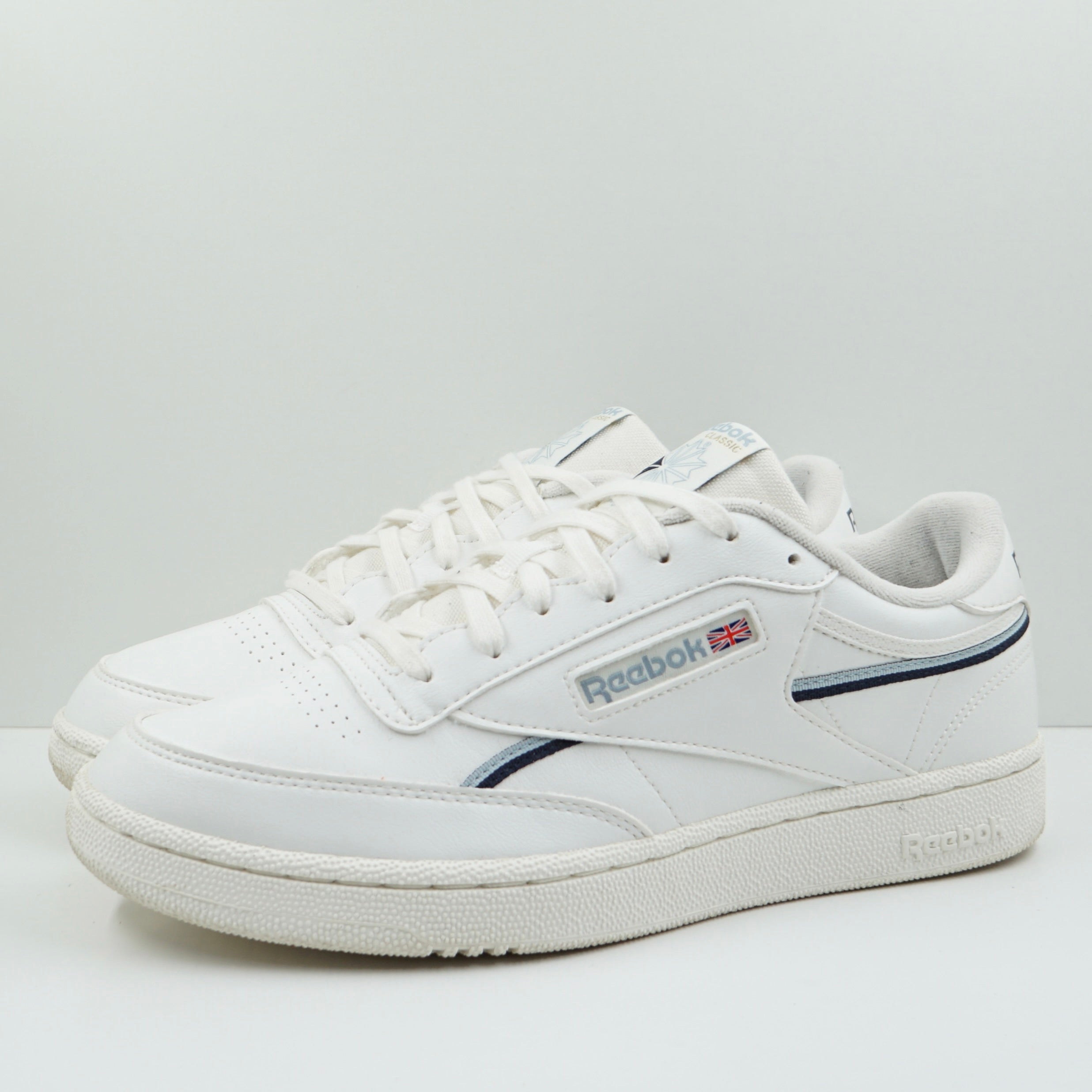 Reebok Club C 85 Vegan White Blue Navy