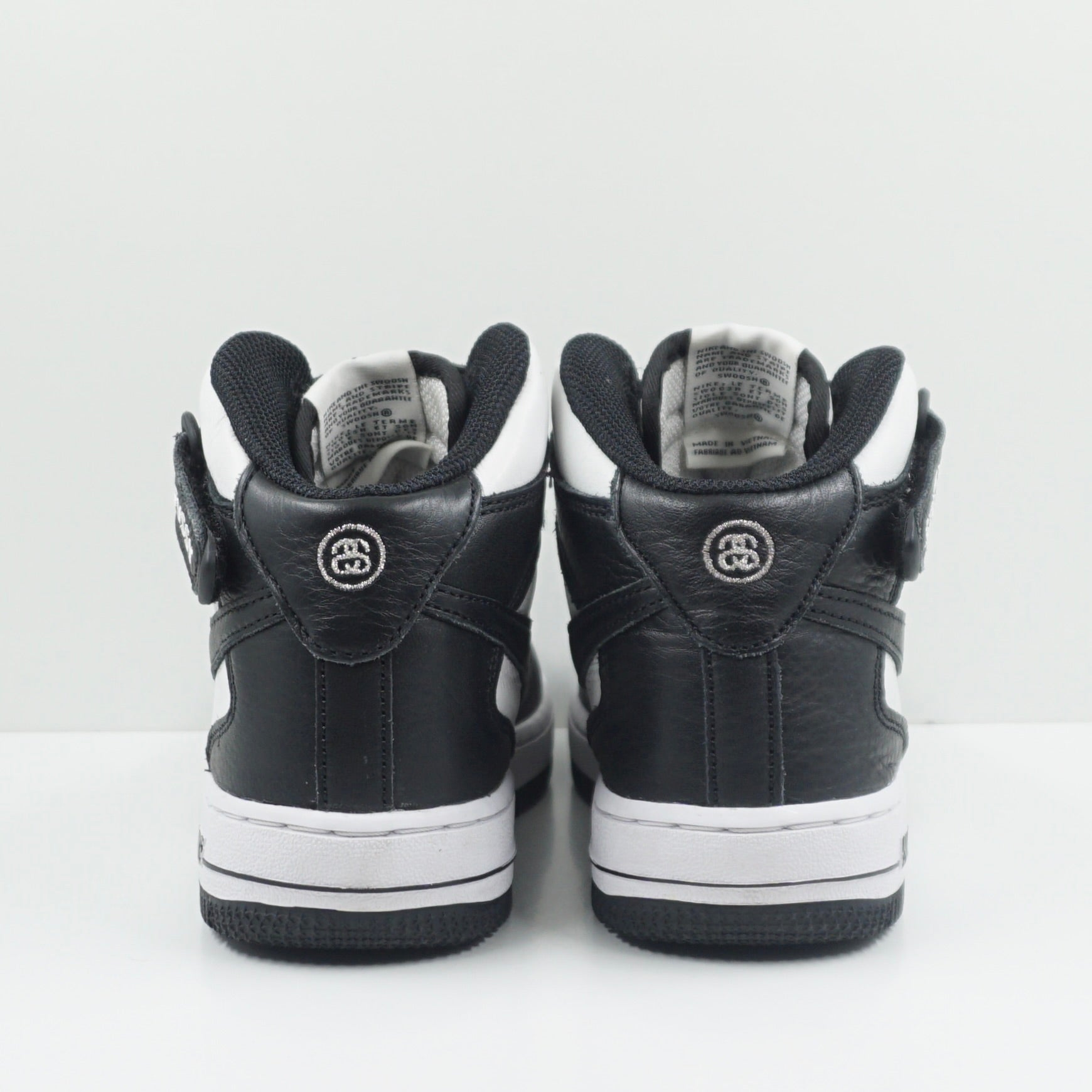 Nike Air Force 1 Mid Stussy Light Bone Black (PS)