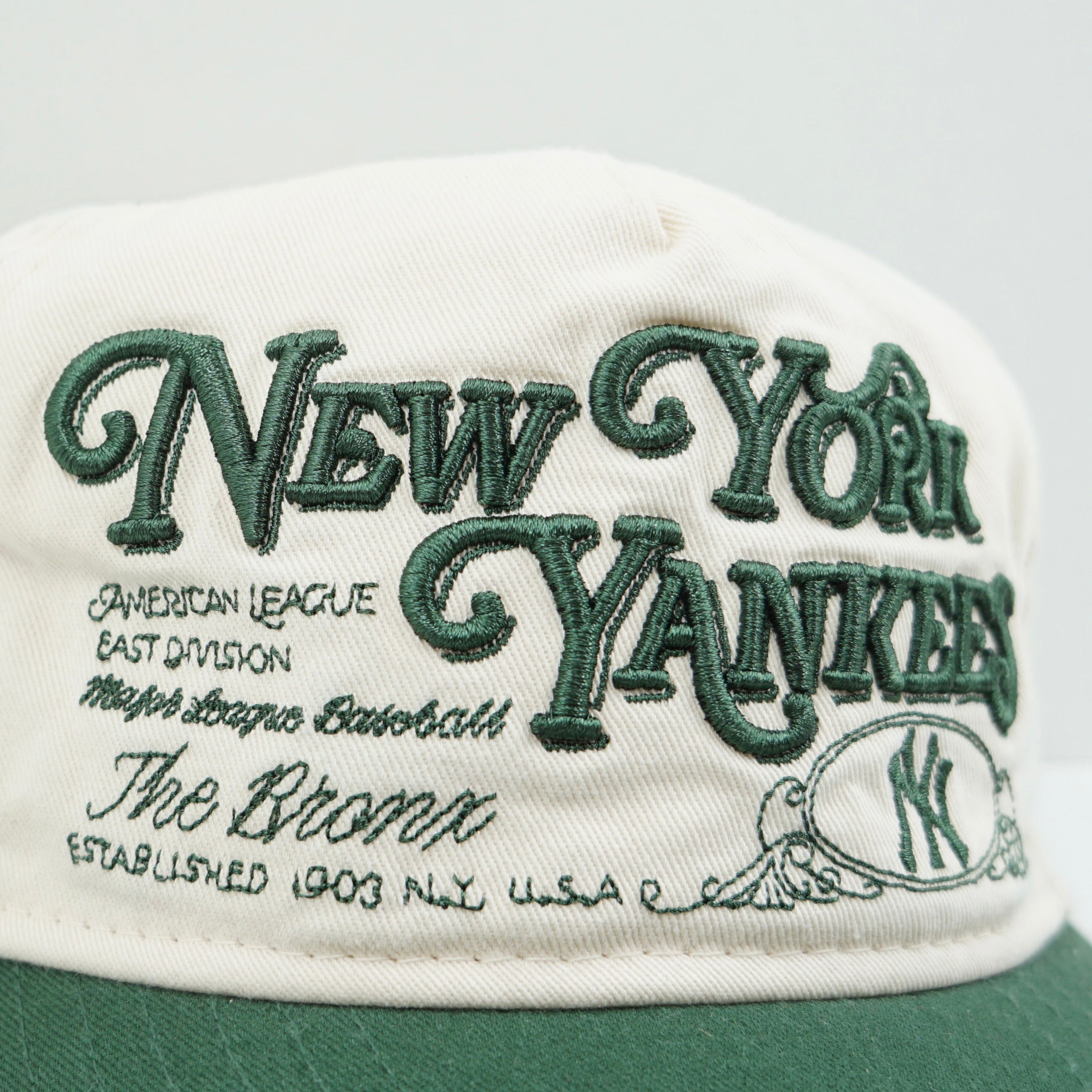New Era Copperstown Collection New York Yankees Washed Green Adjustable Cap
