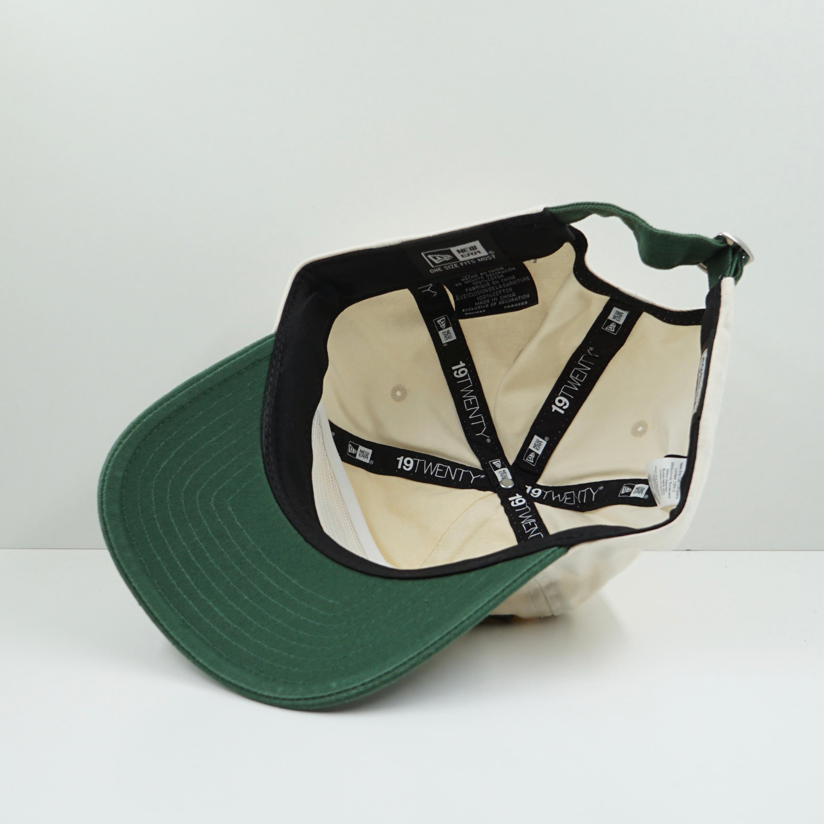 New Era Copperstown Collection New York Yankees Washed Green Adjustable Cap