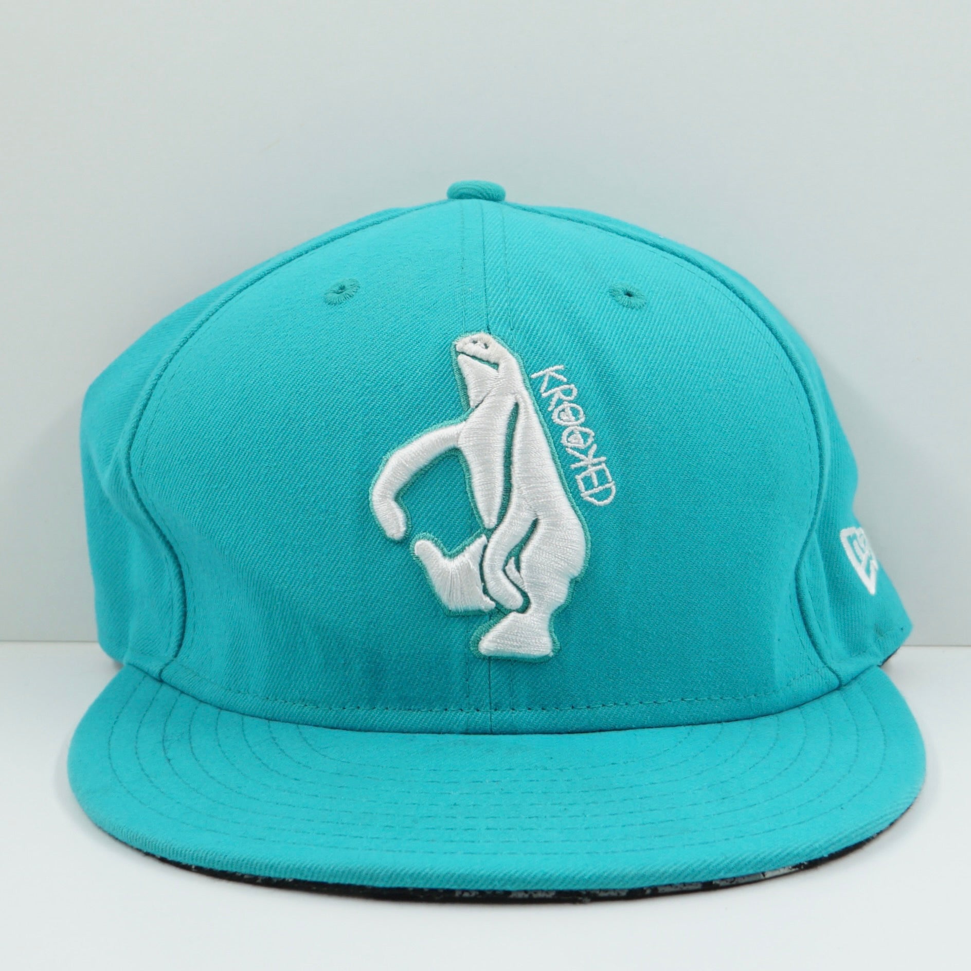 New Era Krooked Skateboards Turqouise Fitted Cap