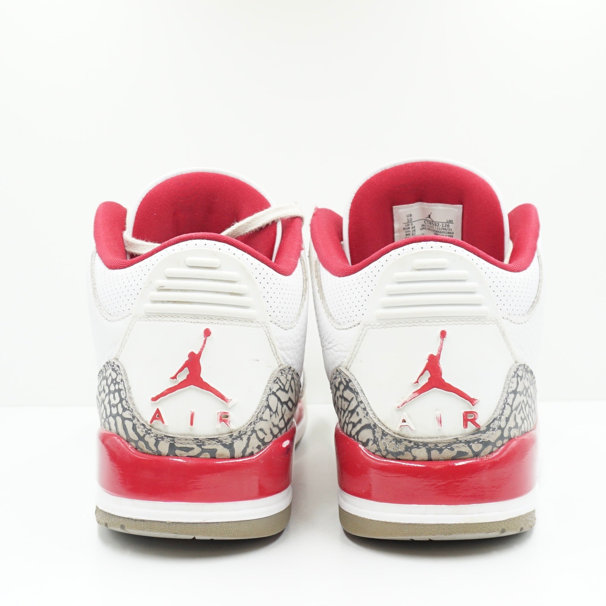 Jordan 3 Retro Cardinal Red