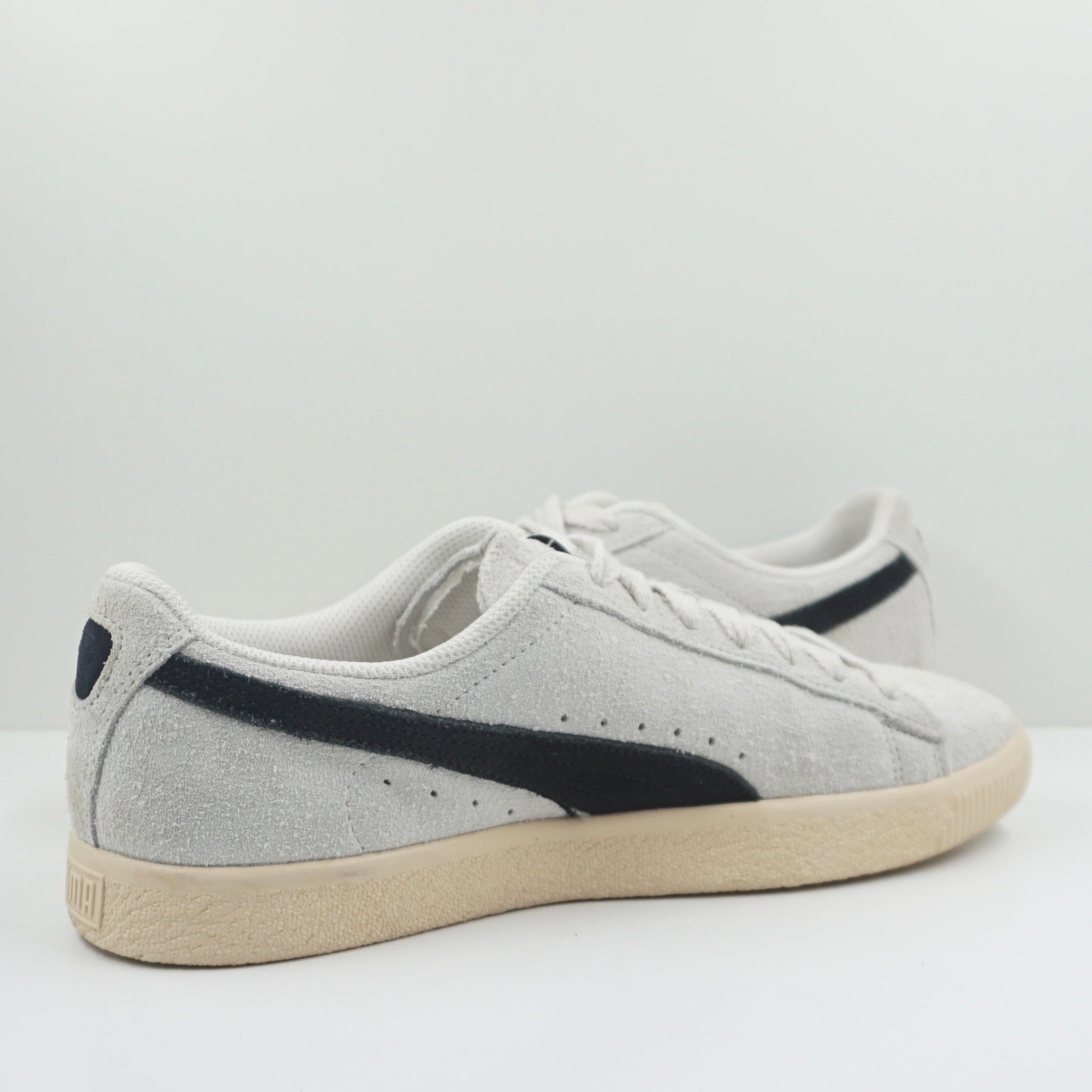 Puma Clyde Hairy Suede Sedate Grey
