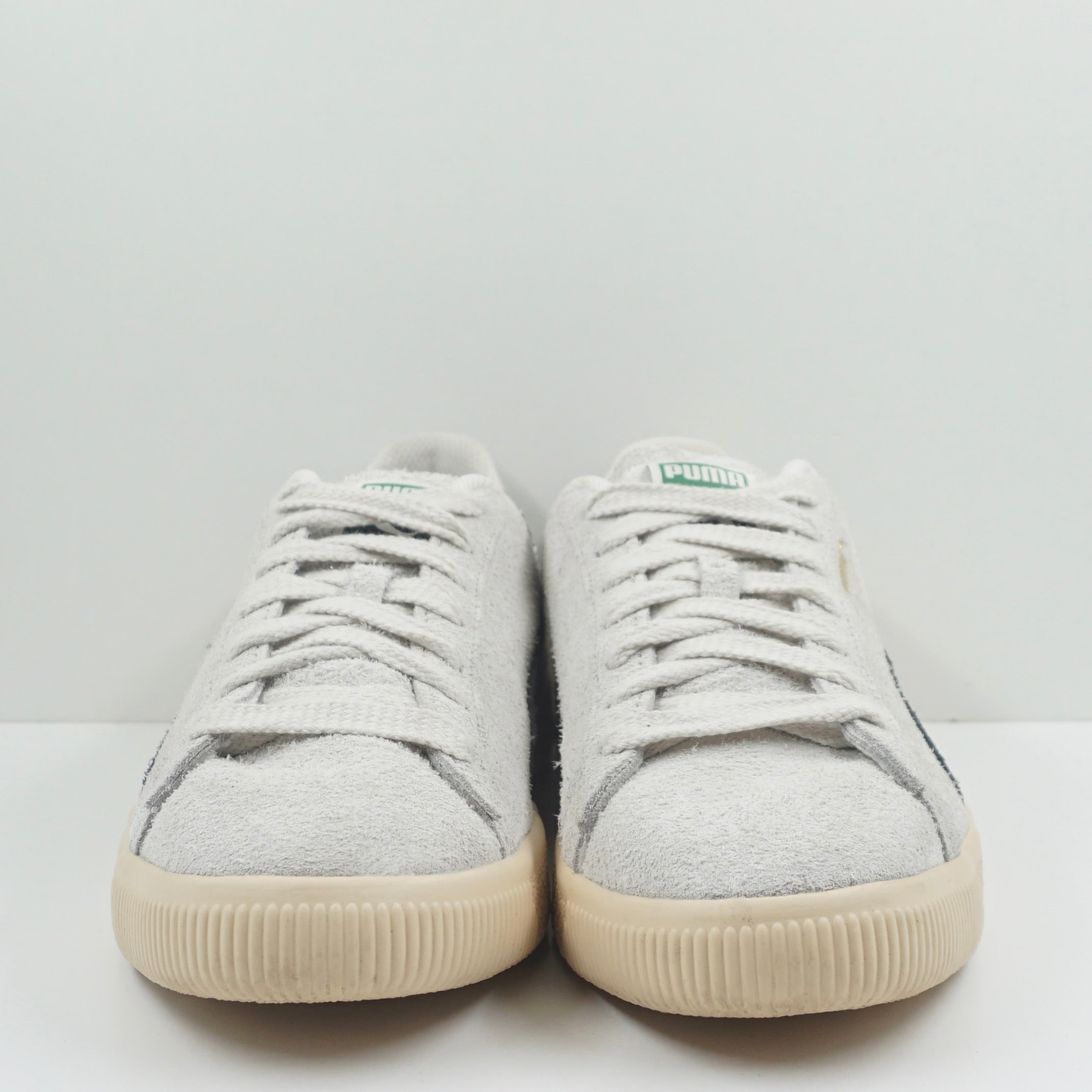 Puma Clyde Hairy Suede Sedate Grey