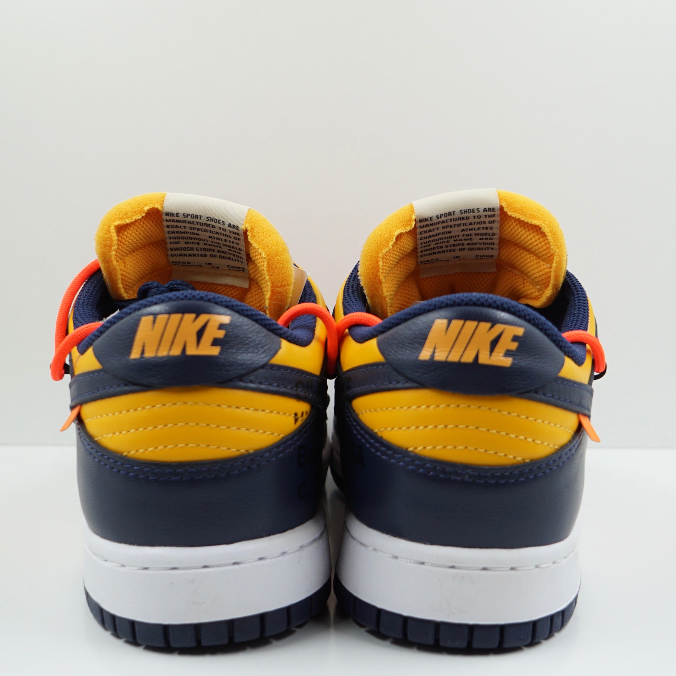 Nike Dunk Low Off-White University Gold