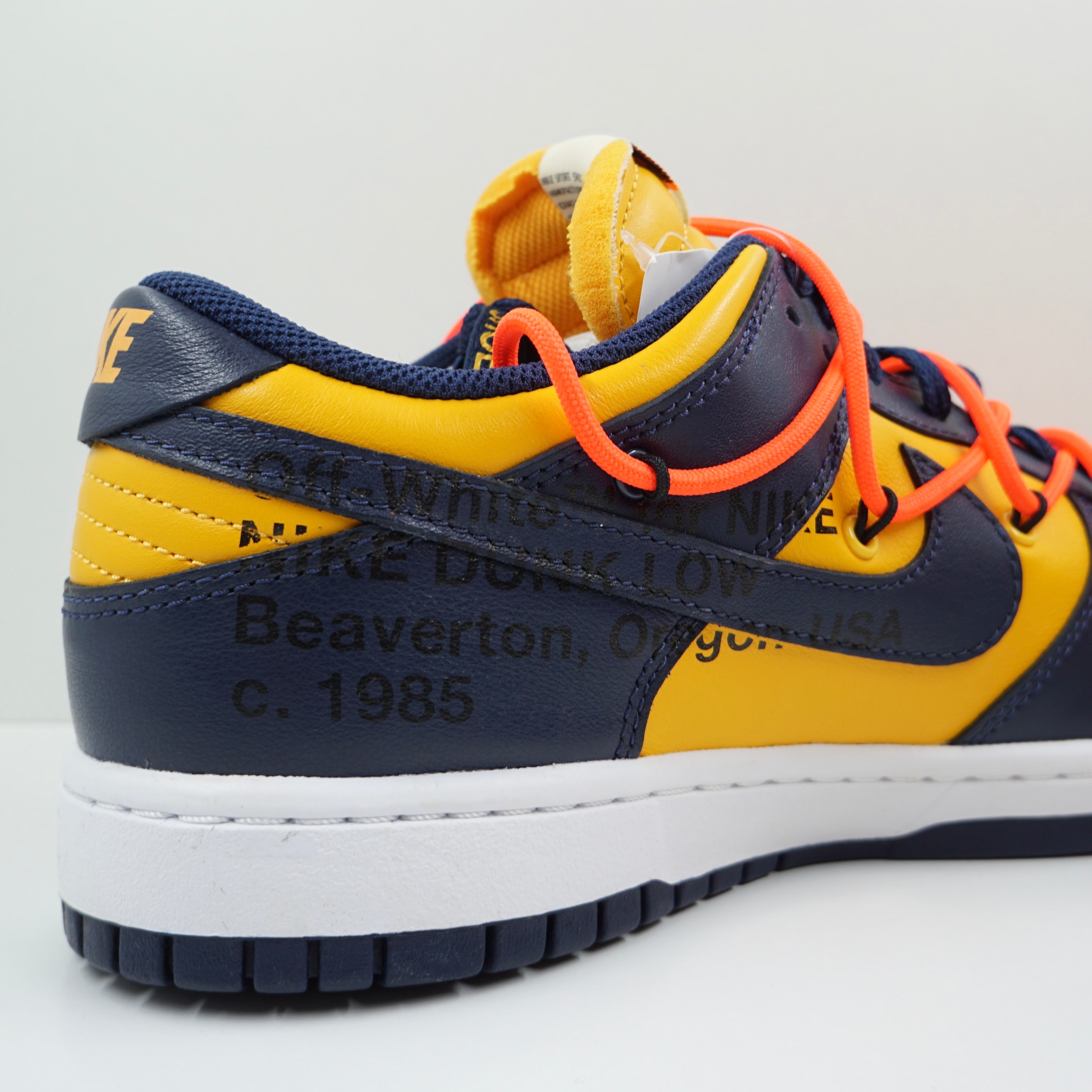 Nike Dunk Low Off-White University Gold