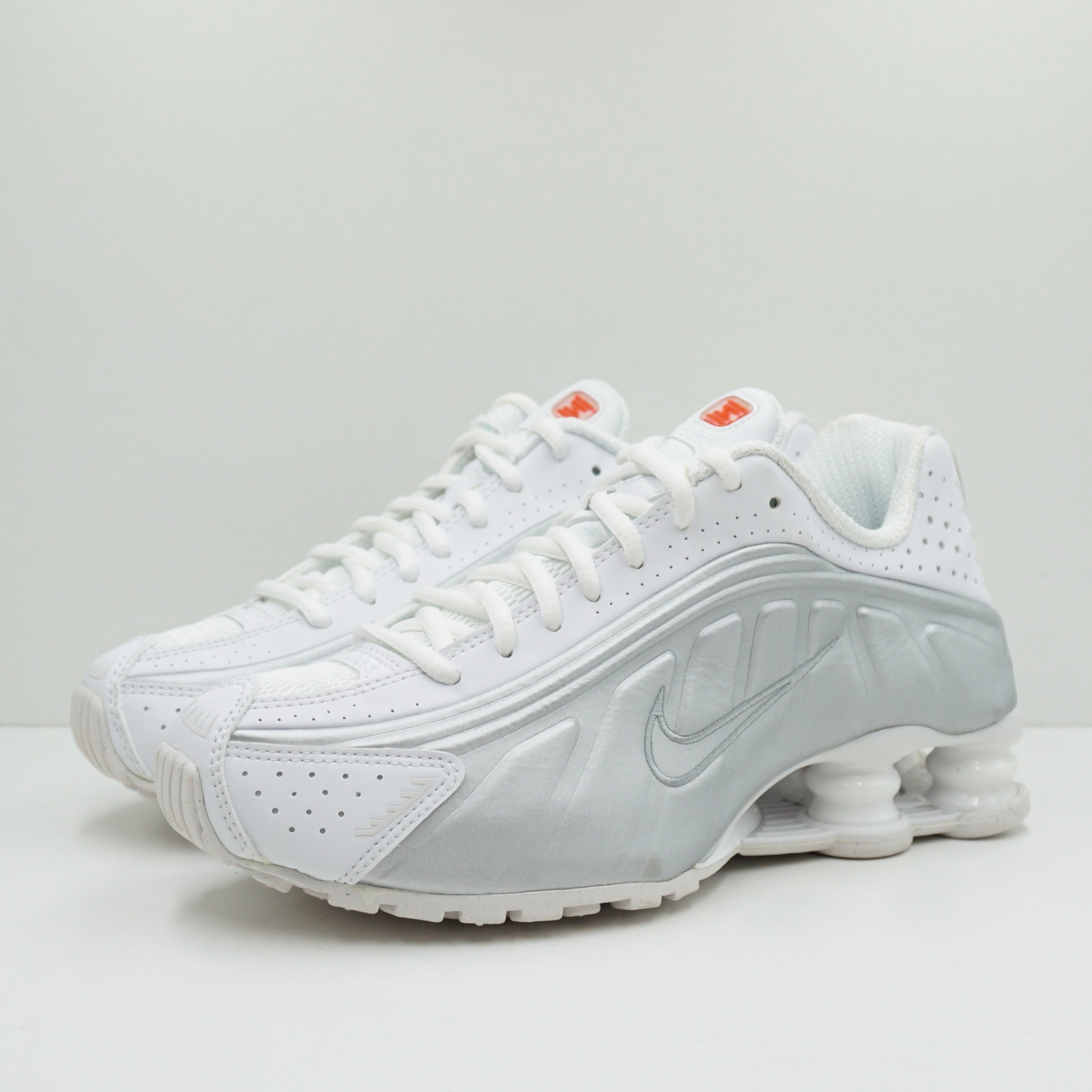 Nike Shox R4 White Metallic Silver (W)