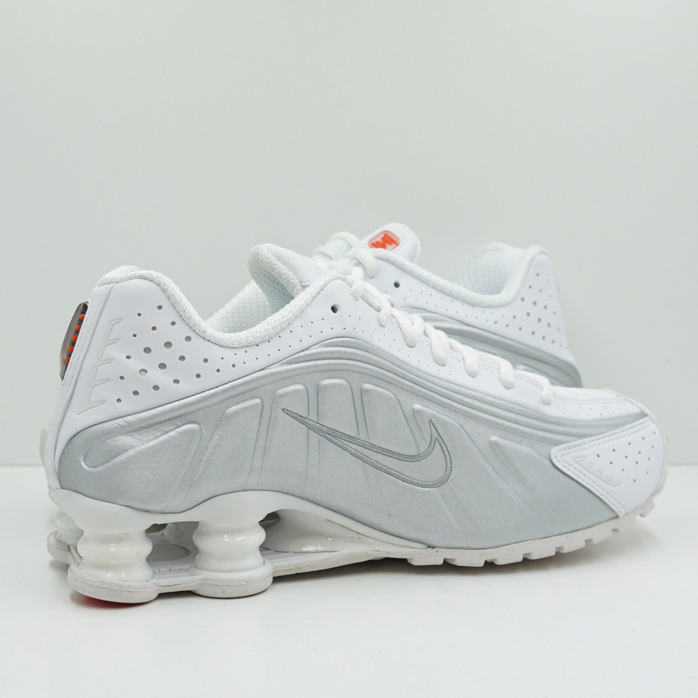 Nike Shox R4 White Metallic Silver (W)