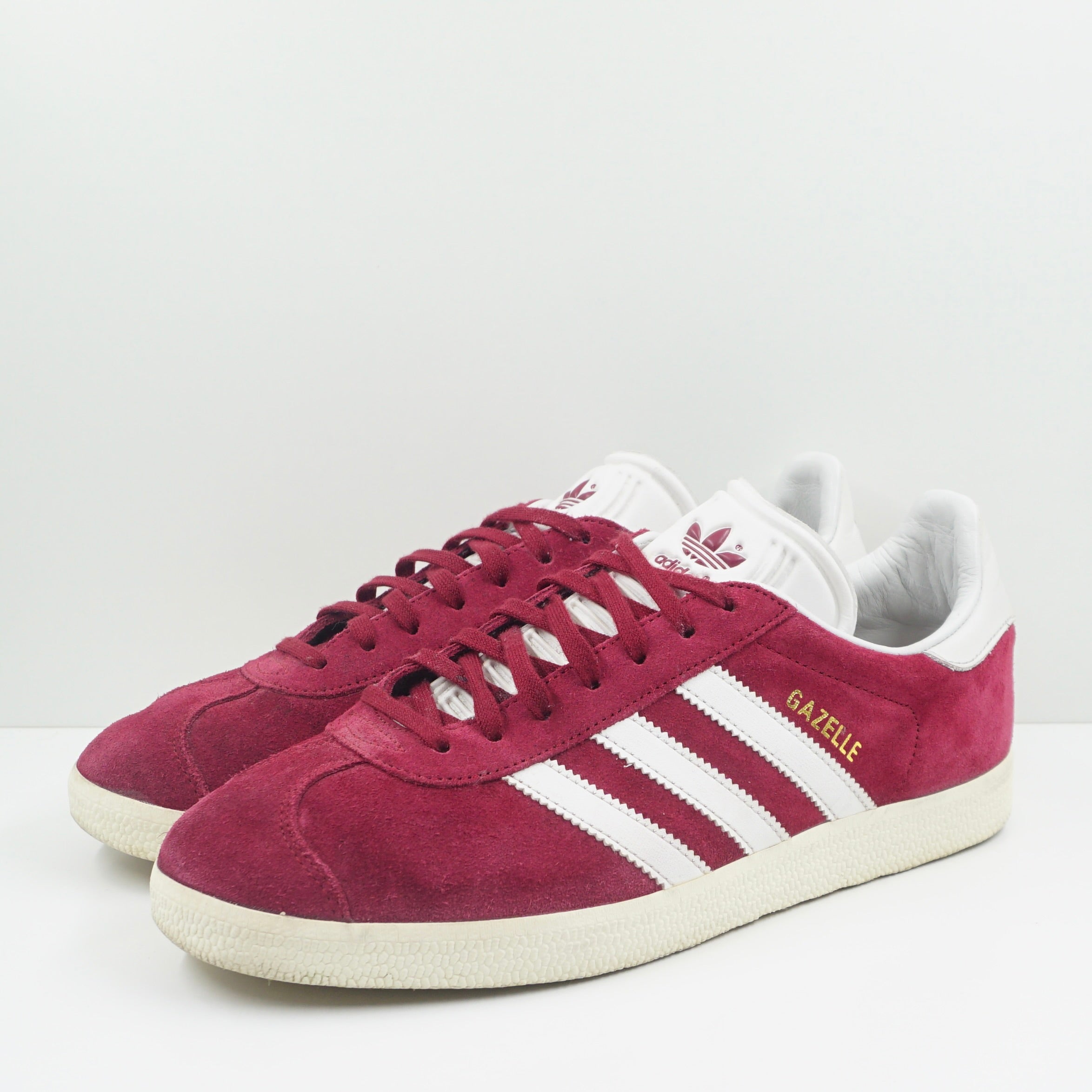 Adidas Gazelle Burgundy White Adidas Gazelle Burgundy White