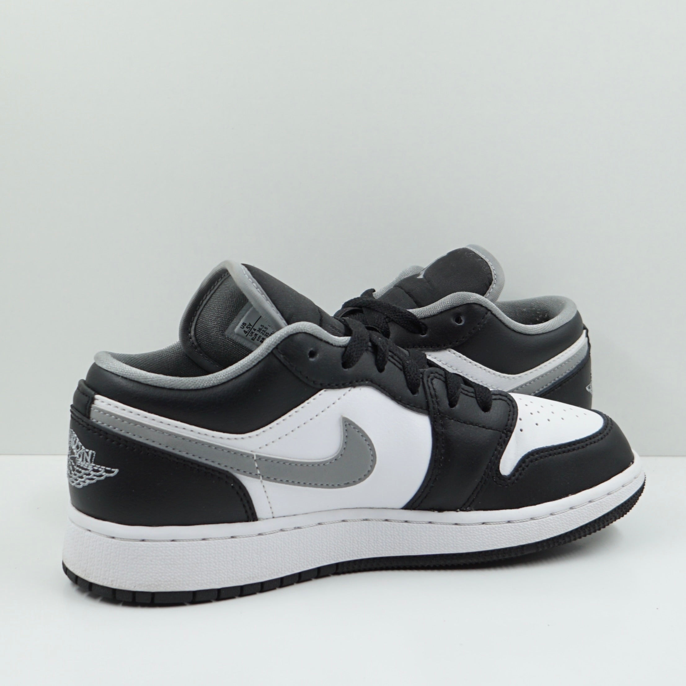 Jordan 1 Low Black White Grey (GS)