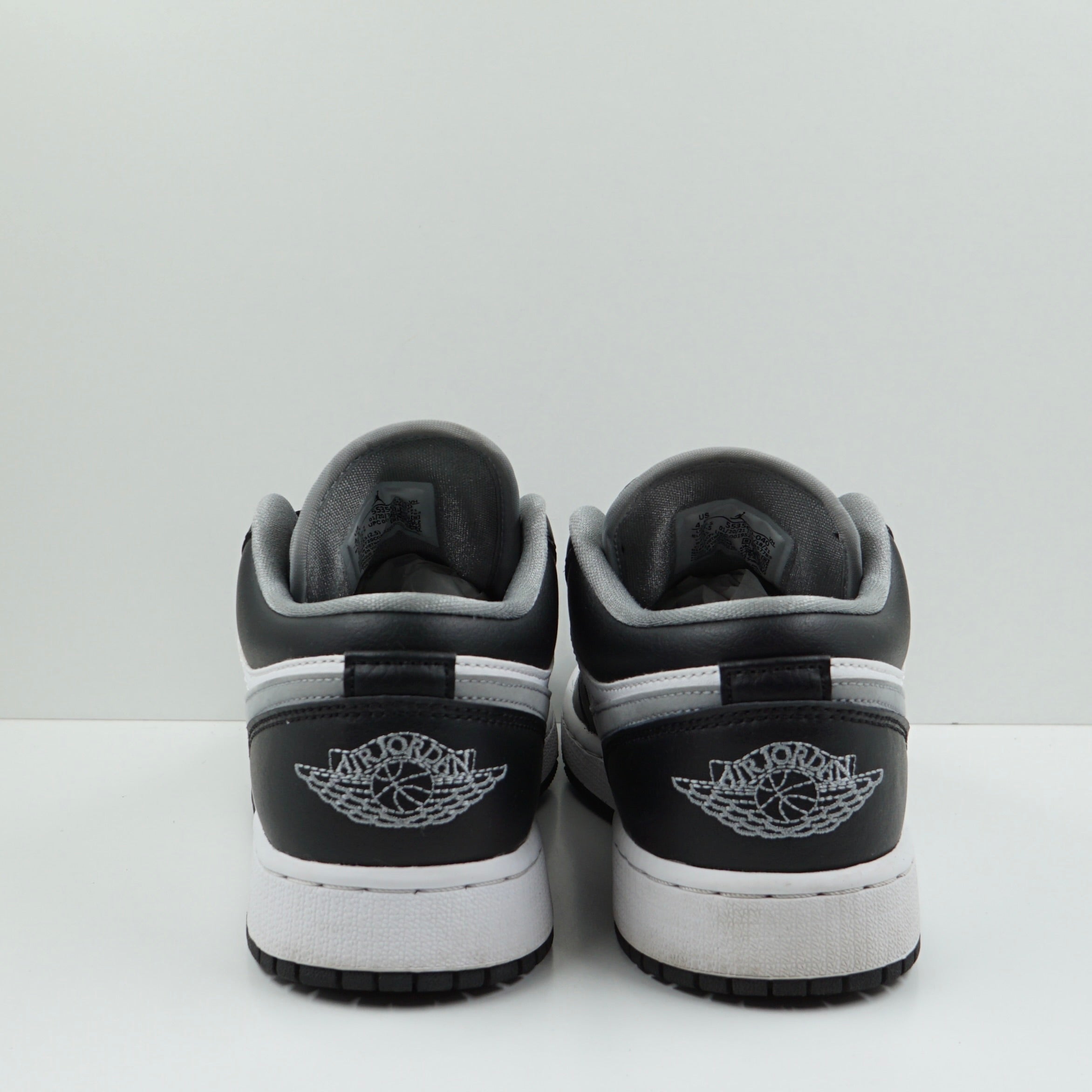 Jordan 1 Low Black White Grey (GS)