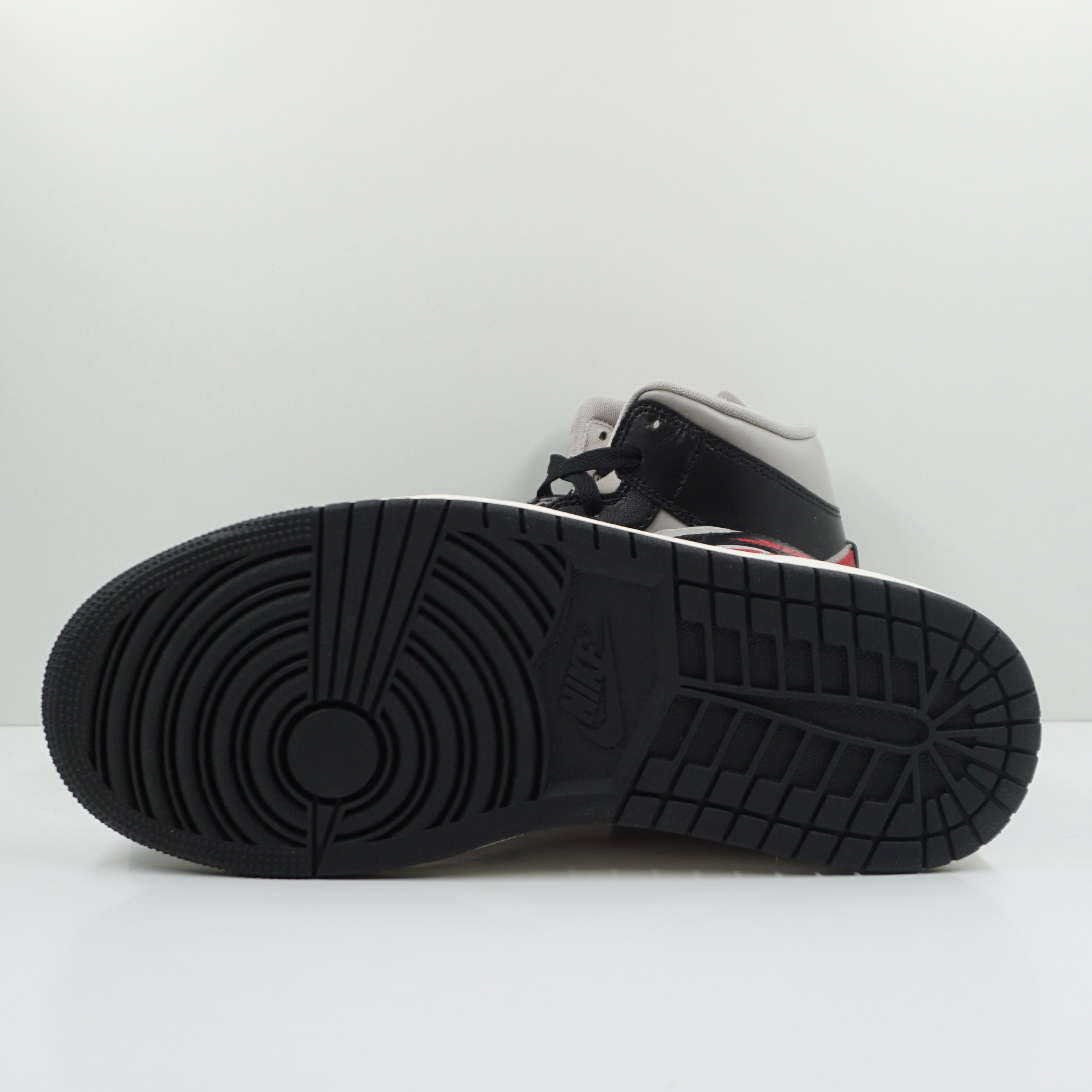 Jordan 1 Mid Black College Grey Gym Red (W)