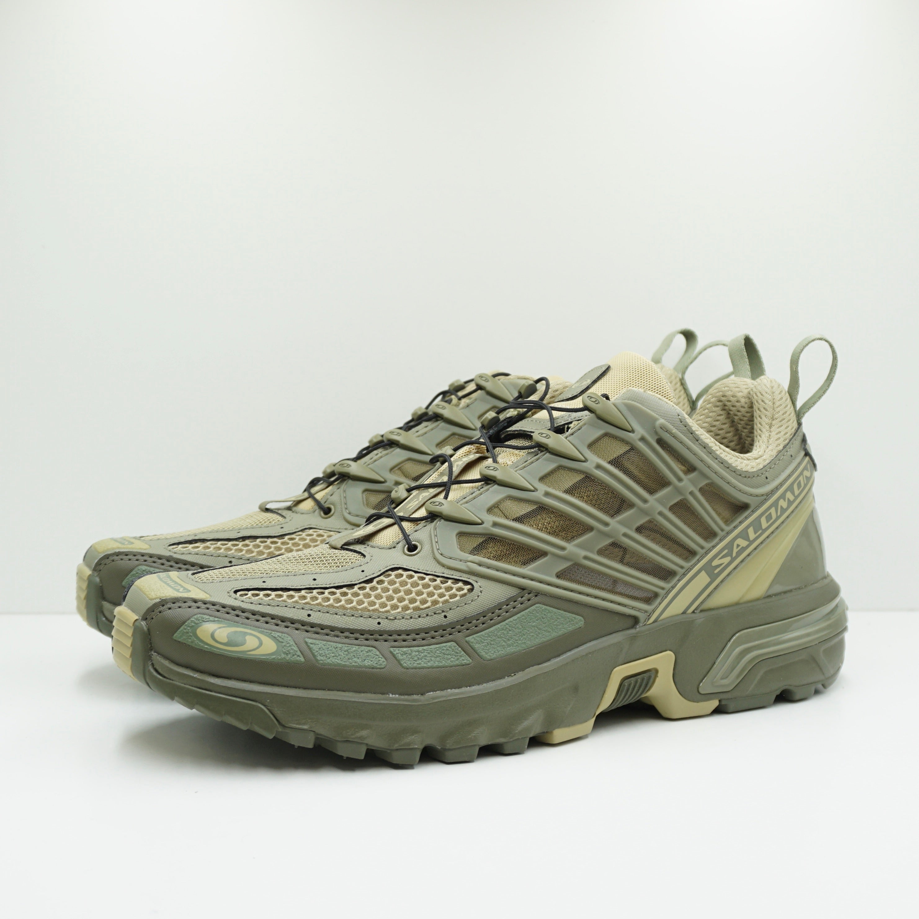 Salomon Acs Pro Gray Green Deep Lichen Green Olive Night