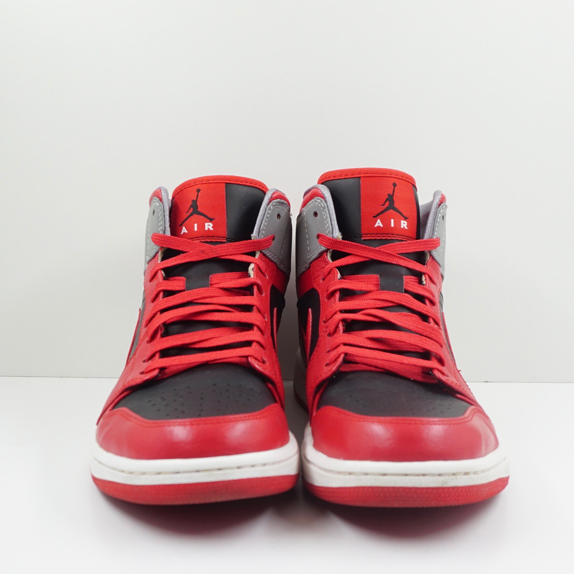 Jordan 1 Mid Fire Red Cement (2013)