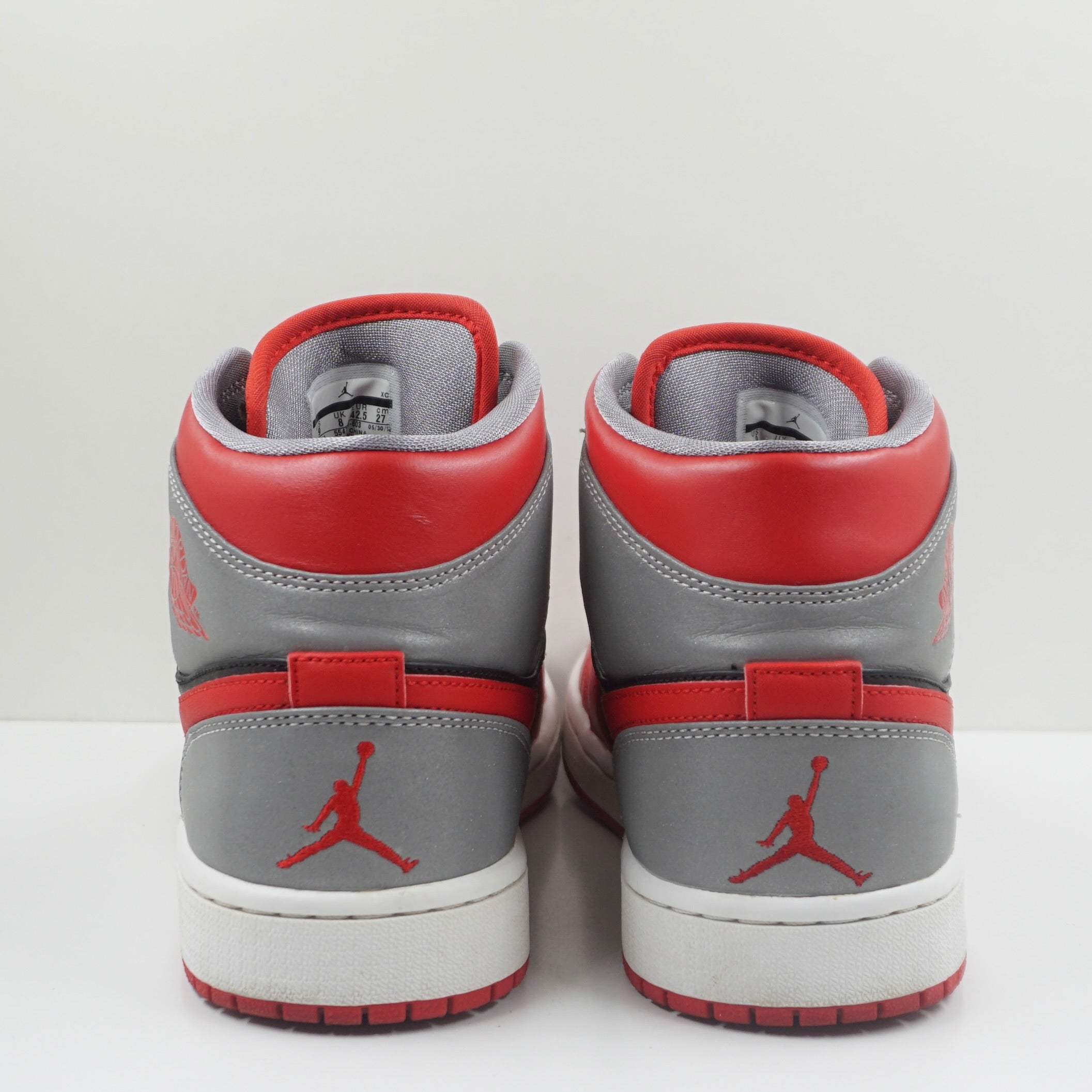 Jordan 1 Mid Fire Red Cement (2013)
