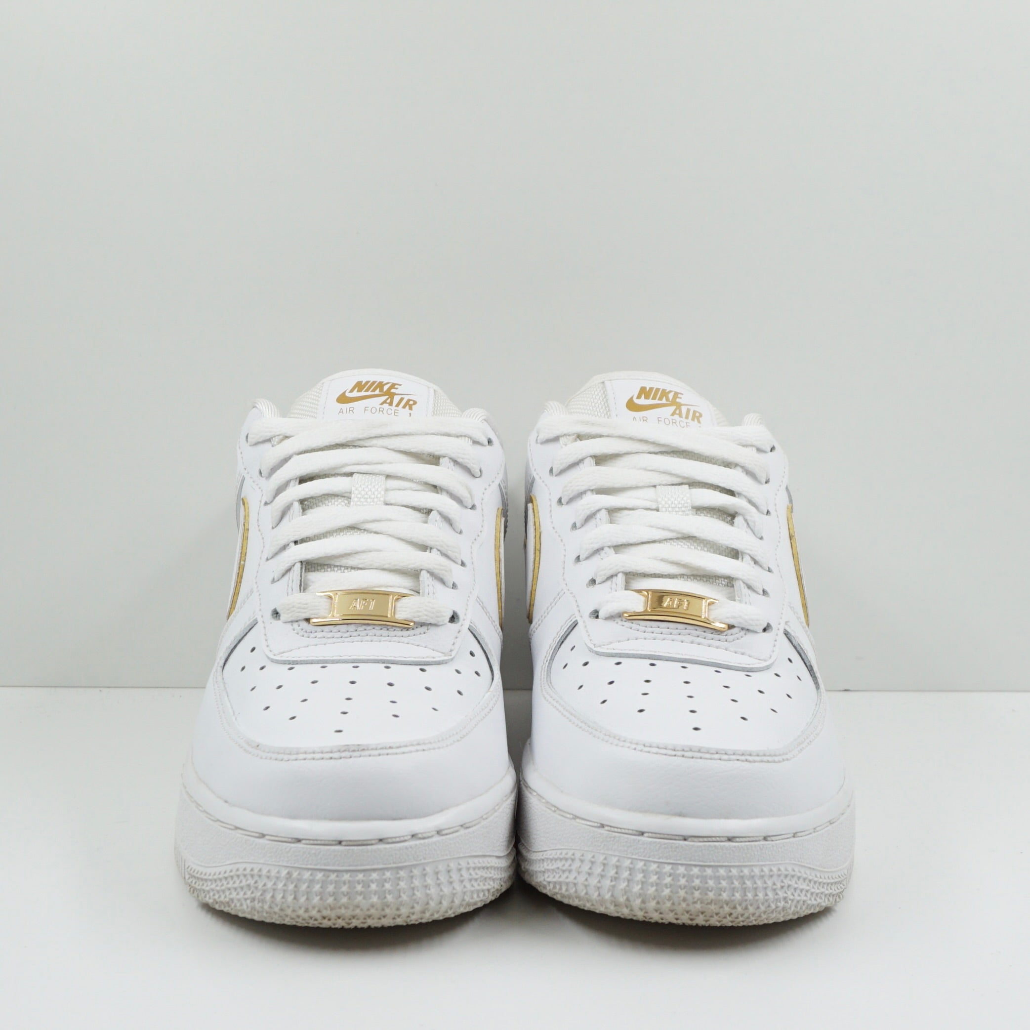 Nike Air Force 1 Low White Gold Swoosh (W)